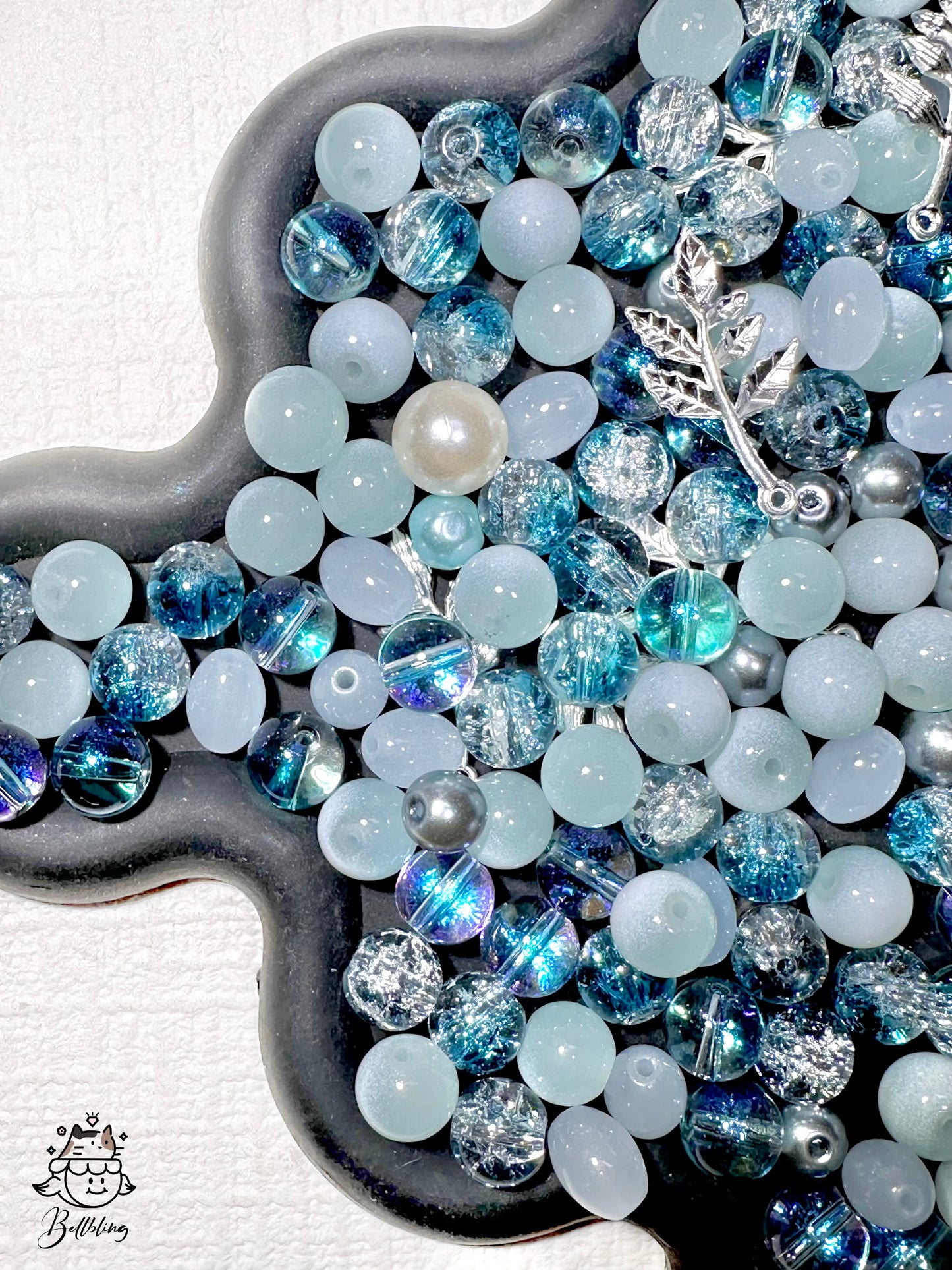 【BEADS PARTY 1】 Perles de verre délicates et rêveuses de 8 mm à 10 mm, toutes les couleurs et tous les thèmes
