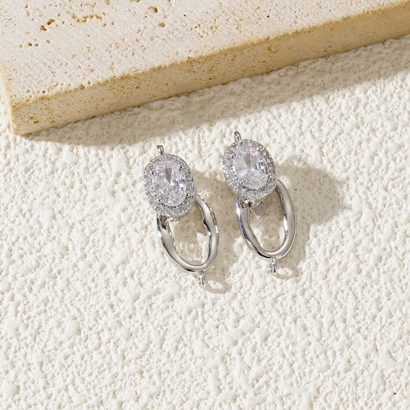 【Happy Buckle】Boucles en cuivre plaquées or véritable 18 carats, boucles fantaisie exquises résistantes à l'usure