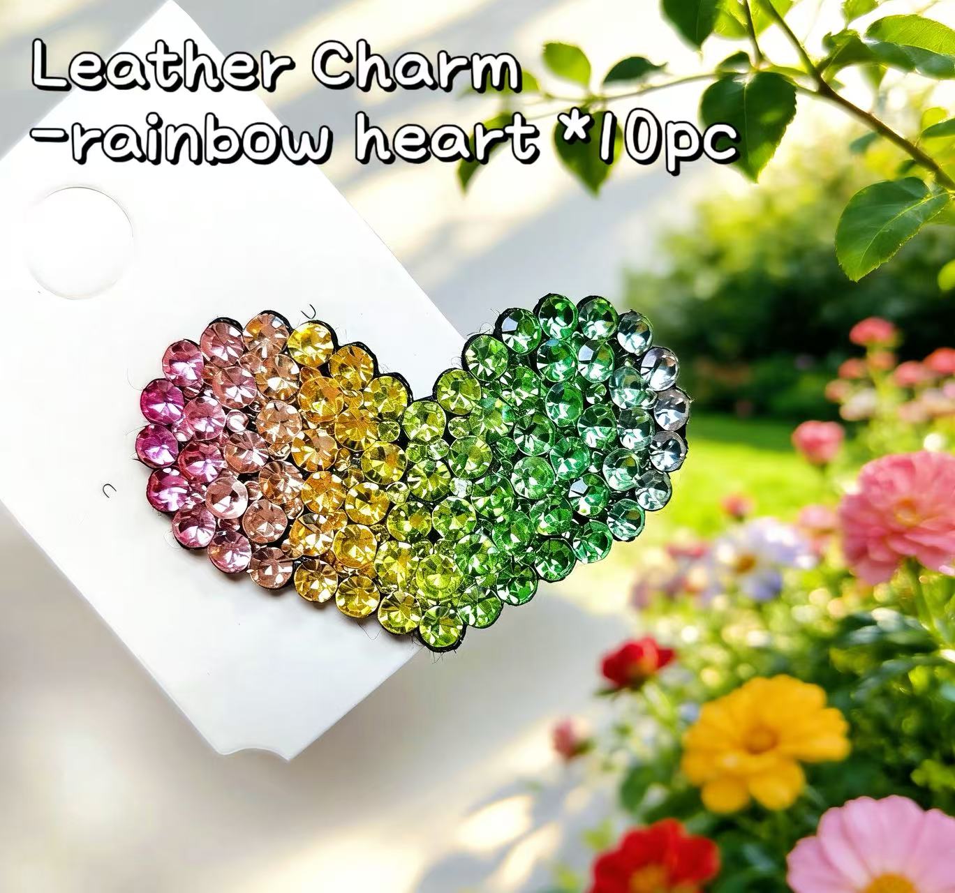【Leather Charm】leathery charms, earring/keychain/clothes deco