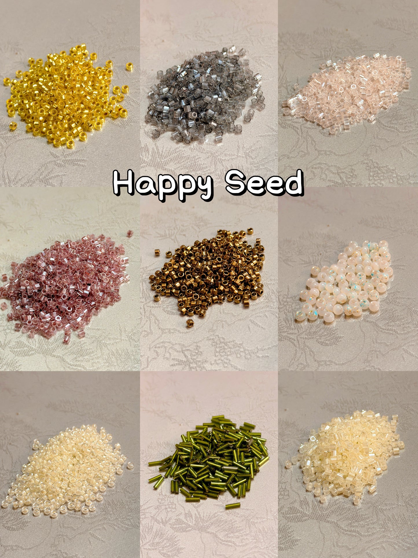 【Happy Beads Bag】sac aveugle de perles de verre pour le bricolage