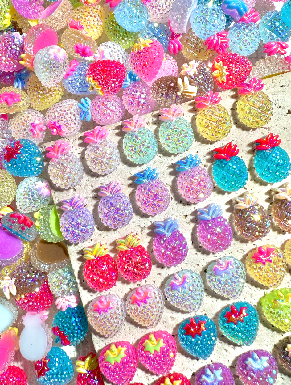 【Tinker Bell】rhinestone coated charms Craft supplies