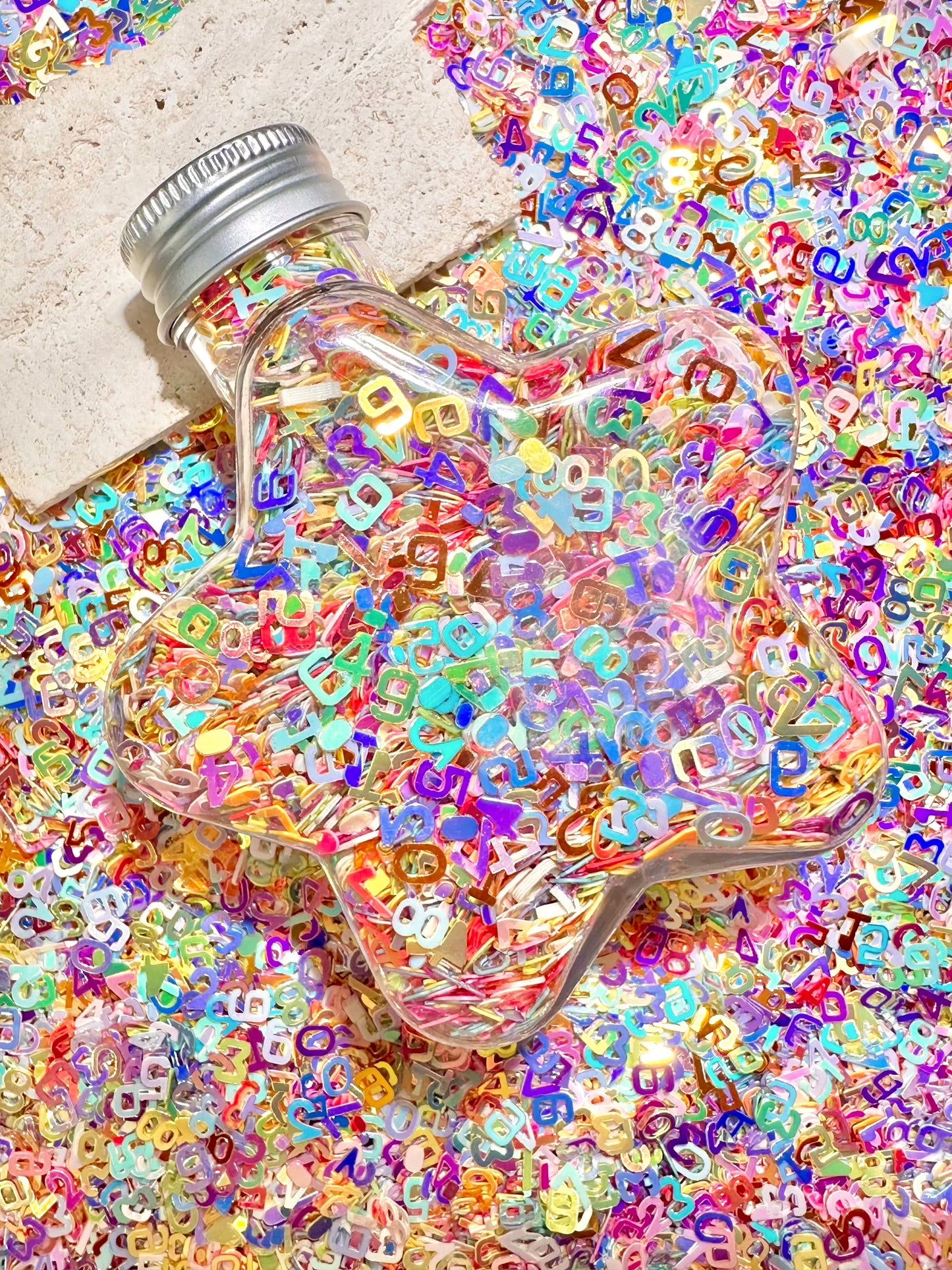【Shinning Confetti】sequin mixes with figures, shinning confetti