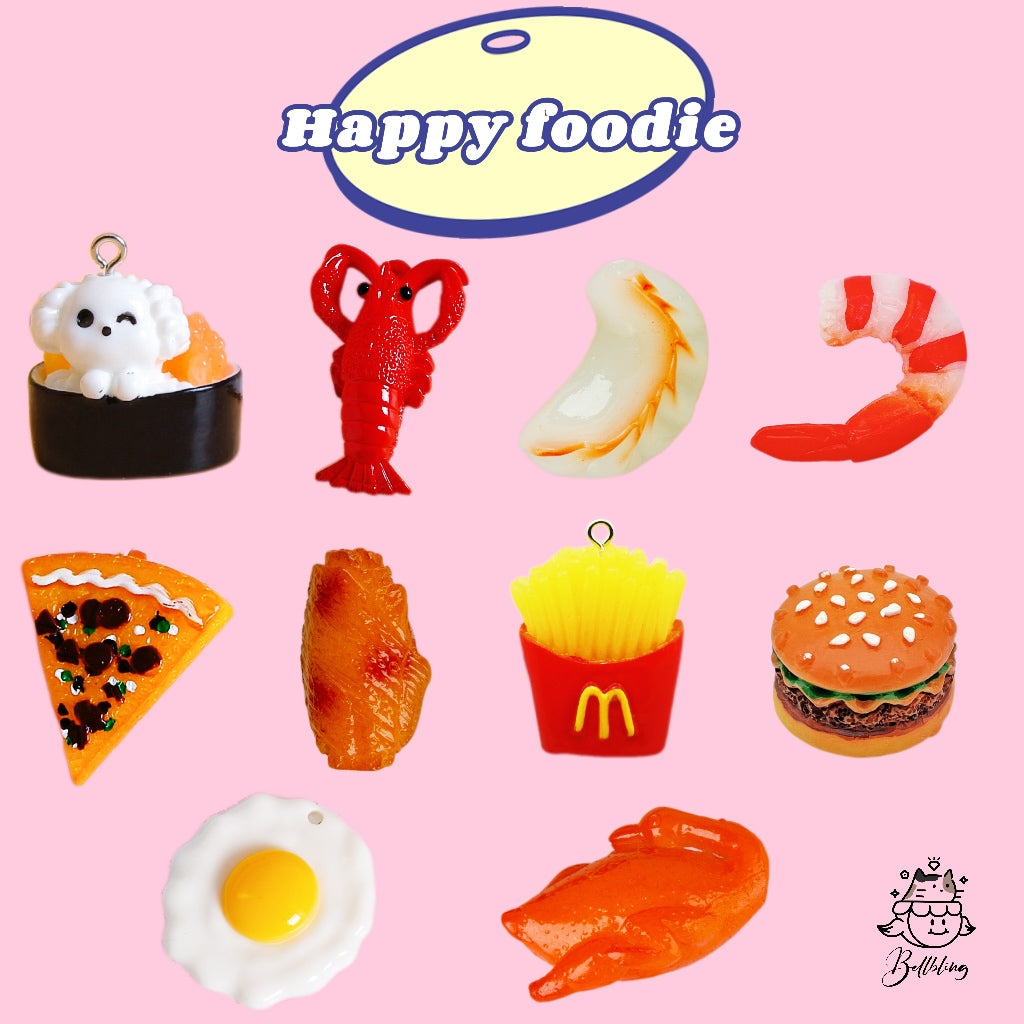 【Happy Foodie】Mini breloques fruitées/légumes/viande, voyez comme nous avons eu de la chance avec les devinettes