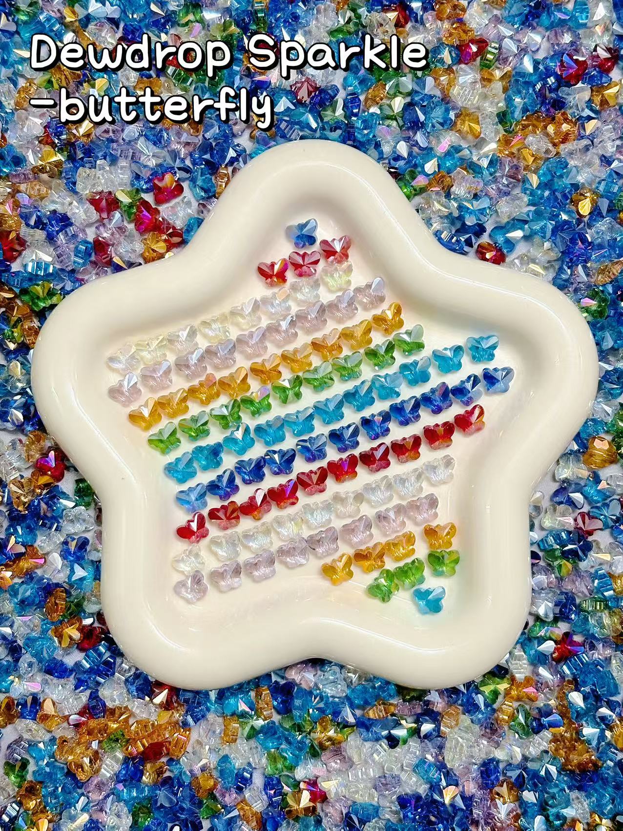 【Lolli Bulb】STOCK RARE Perles en verre brillant givré de 6 mm