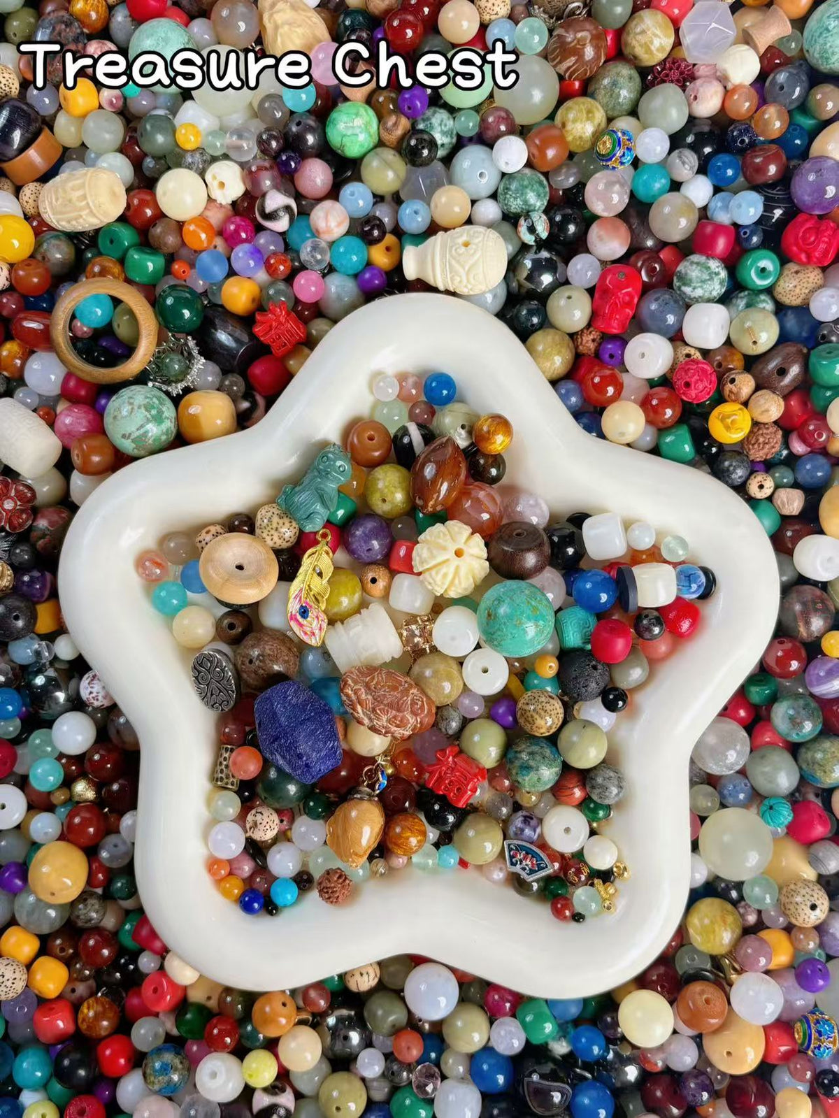【treasure chest】B1G1 stone/crystal/wood/metal beads mixes