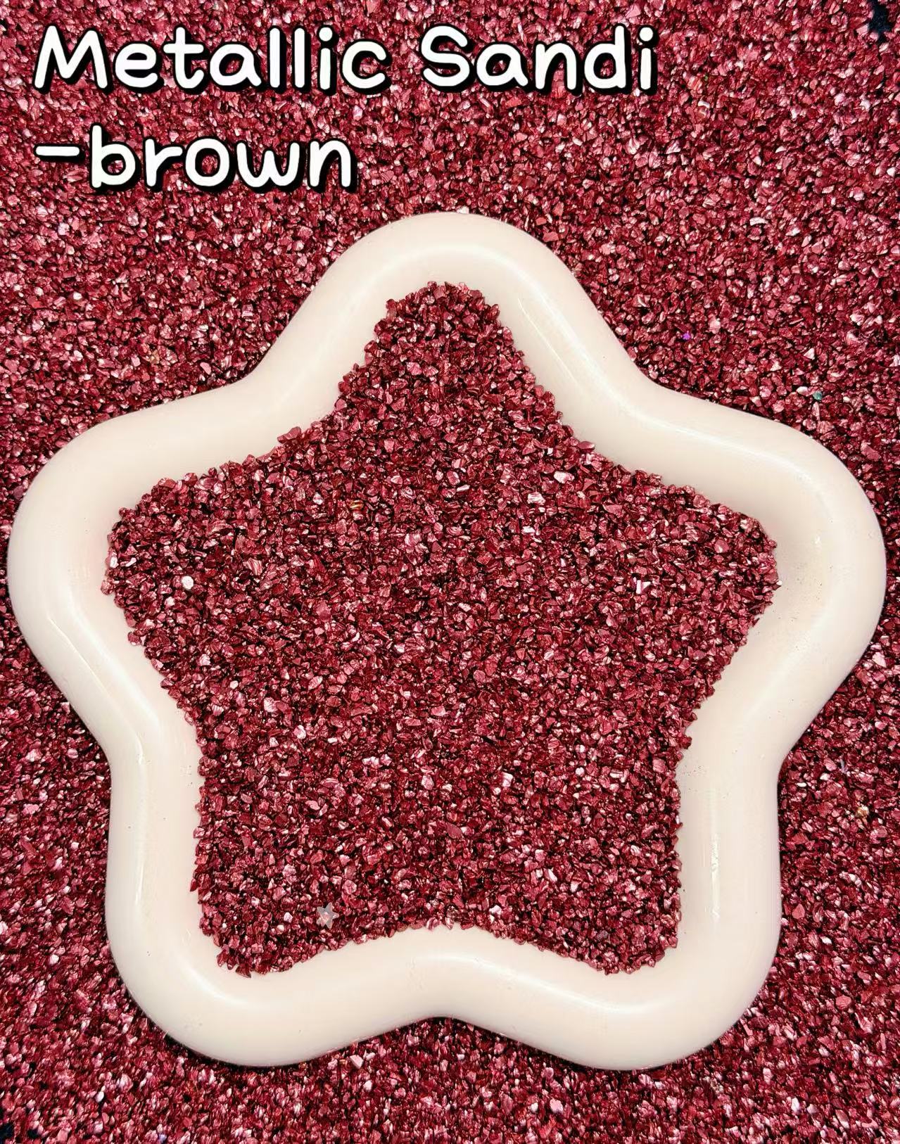 【Metallic Sandi】shinning crushed gravels DIY Nail materials