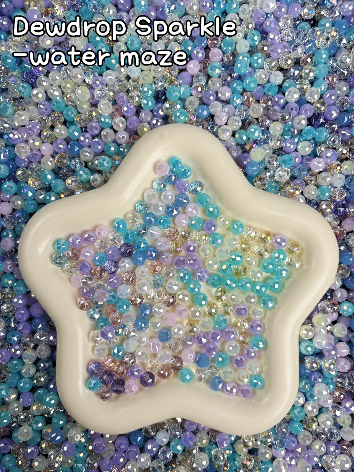 【Dewdrop Sparkle】Perles de verre en forme de goutte de rosée de 8 x 10 mm, percées sur le dessus