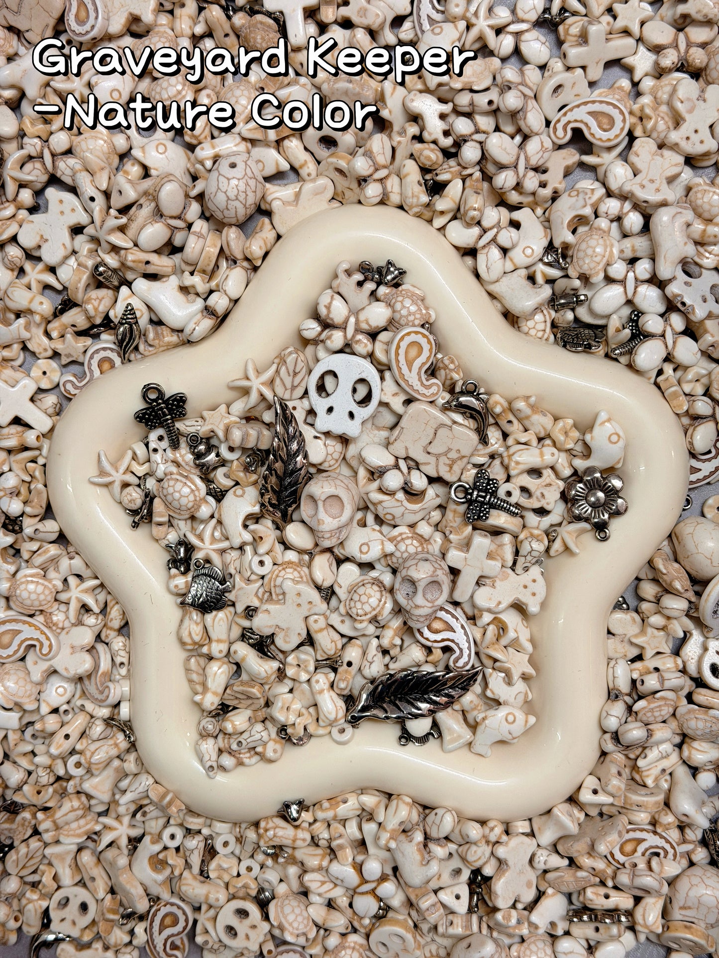 【Graveyard Keeper】stone beads, skull/bones/leaves/butterflies etc