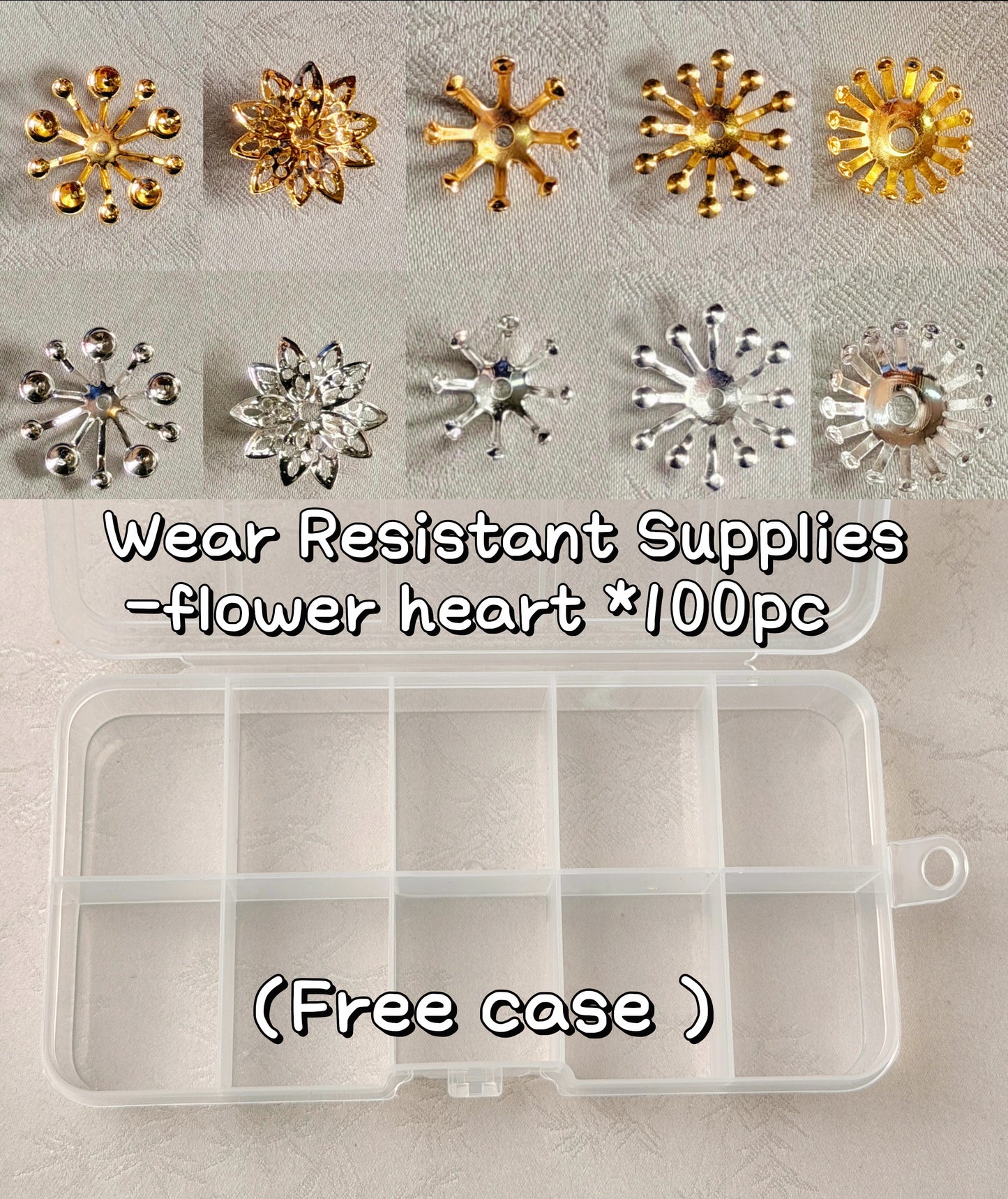 【Wear-Resistant Supplies】white gold/yellow gold plated brass charms