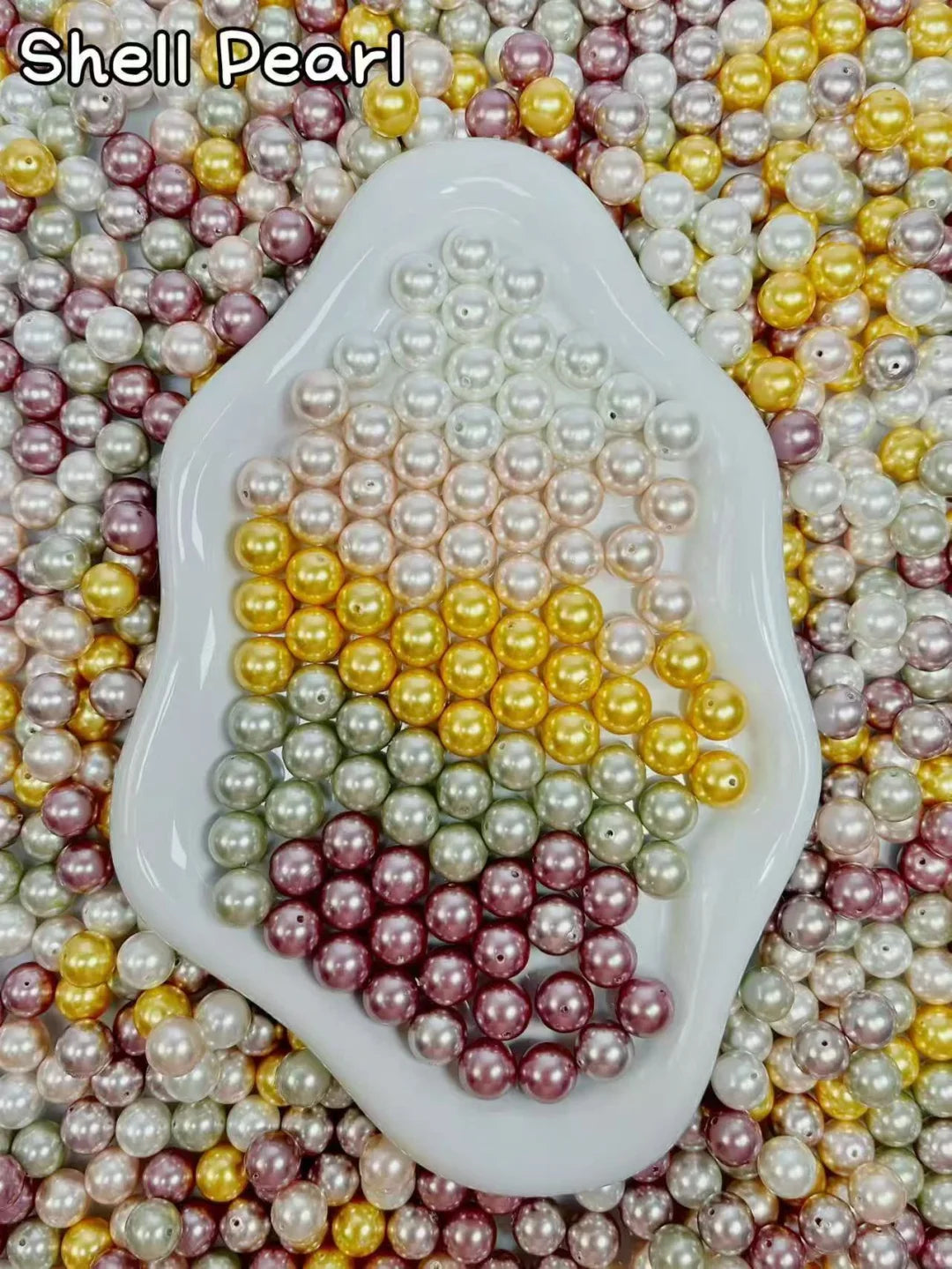 【Shell Pearl】10mm natural shell-made pearls, fadeless pearly luster