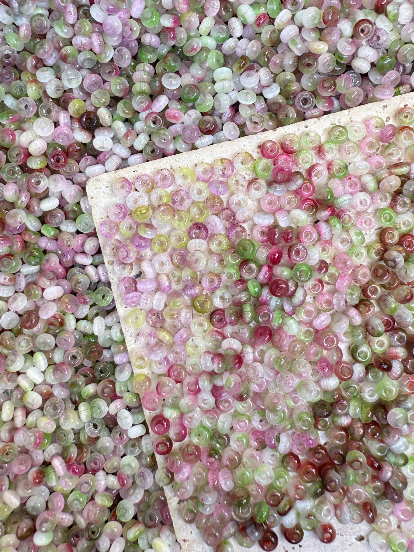 A001.NEW【Mini Cats Eye 2】special-shape glass cats-eye seed beads mix, earring, bracelet, necklace, keychain