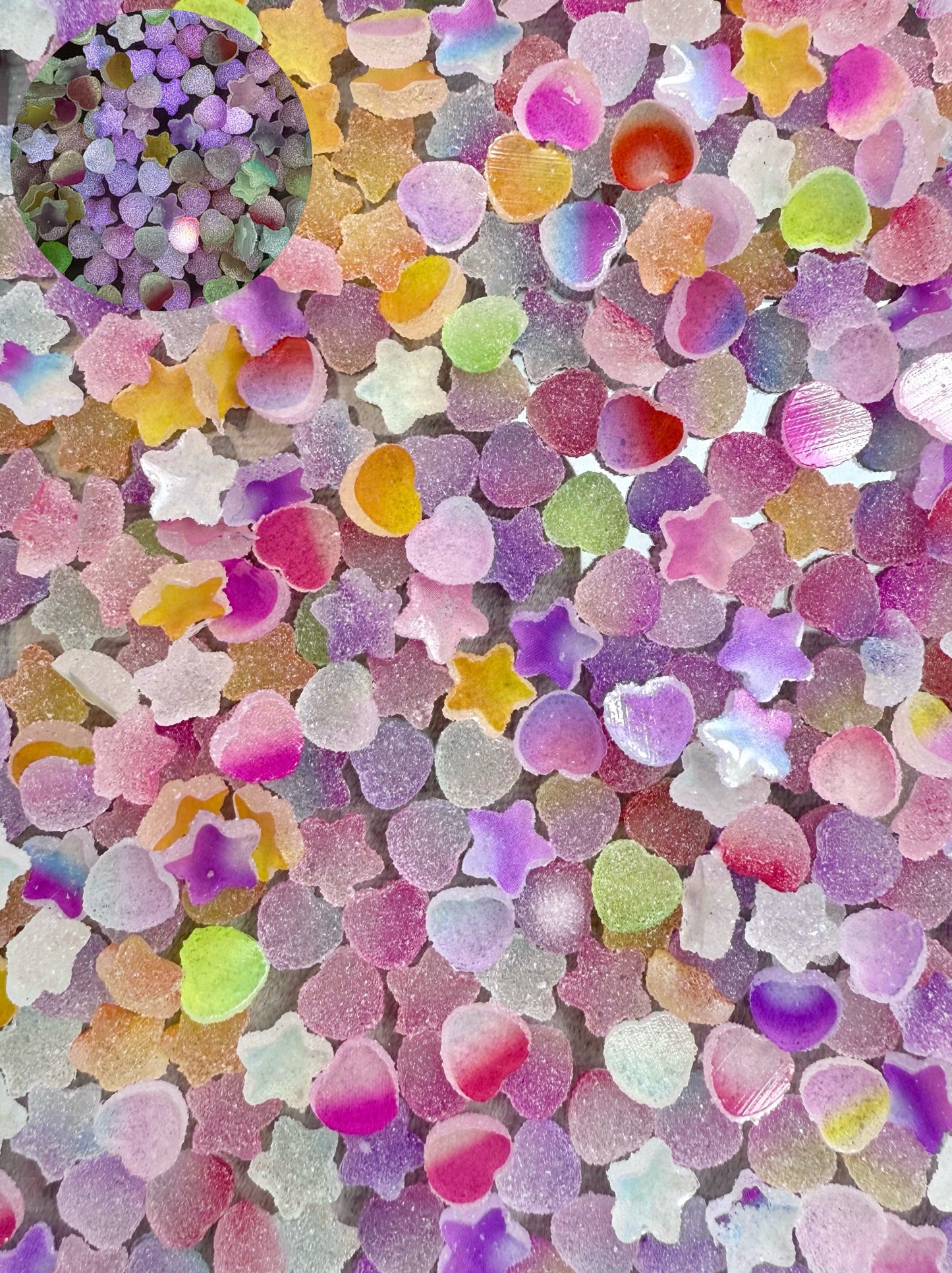 【Lumi Star】customized luminous resin star mix, frame deco, display, present choice