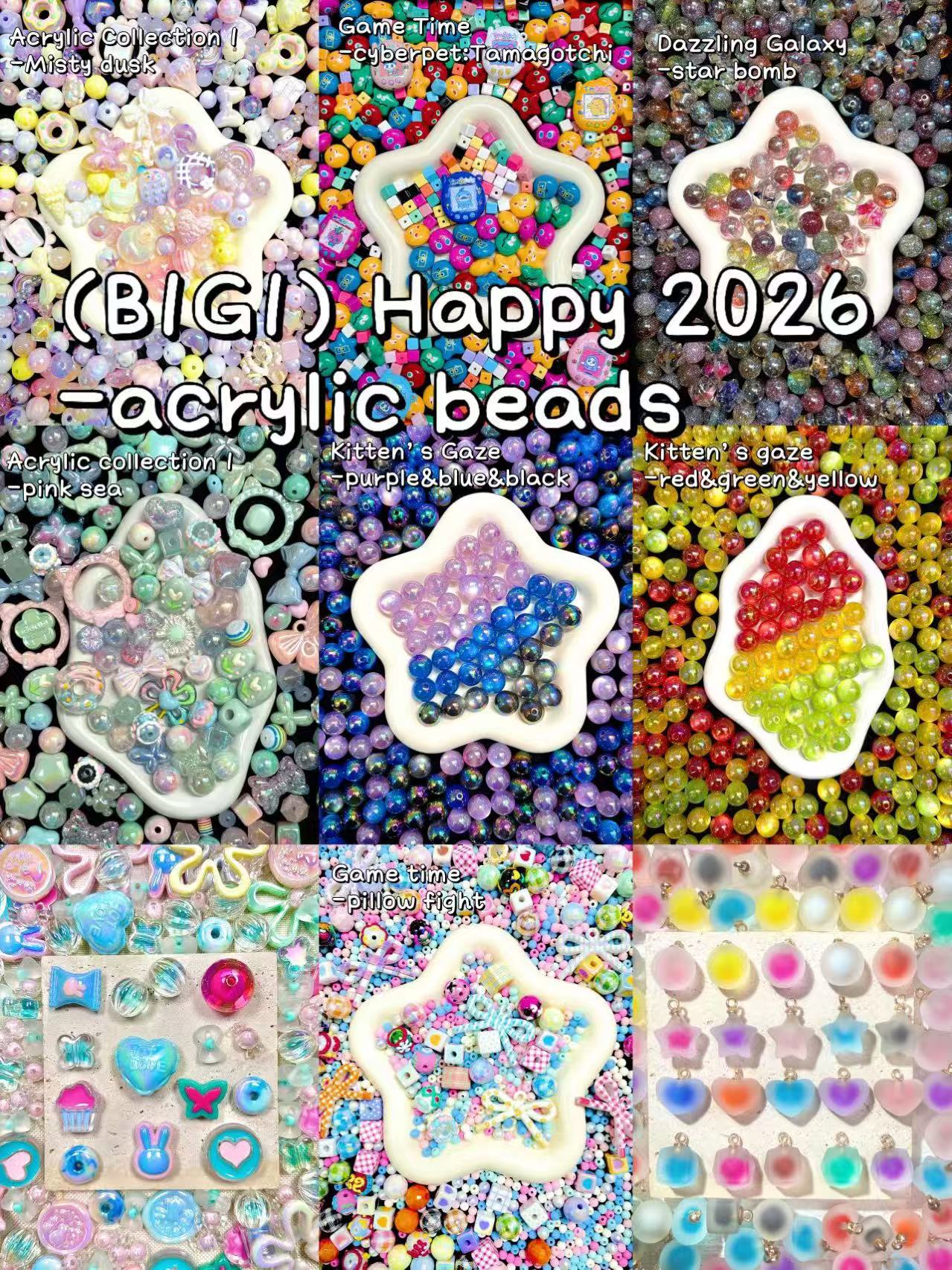 A001. B1G1【Happy 2026】mysterious diy jars +extra random gift