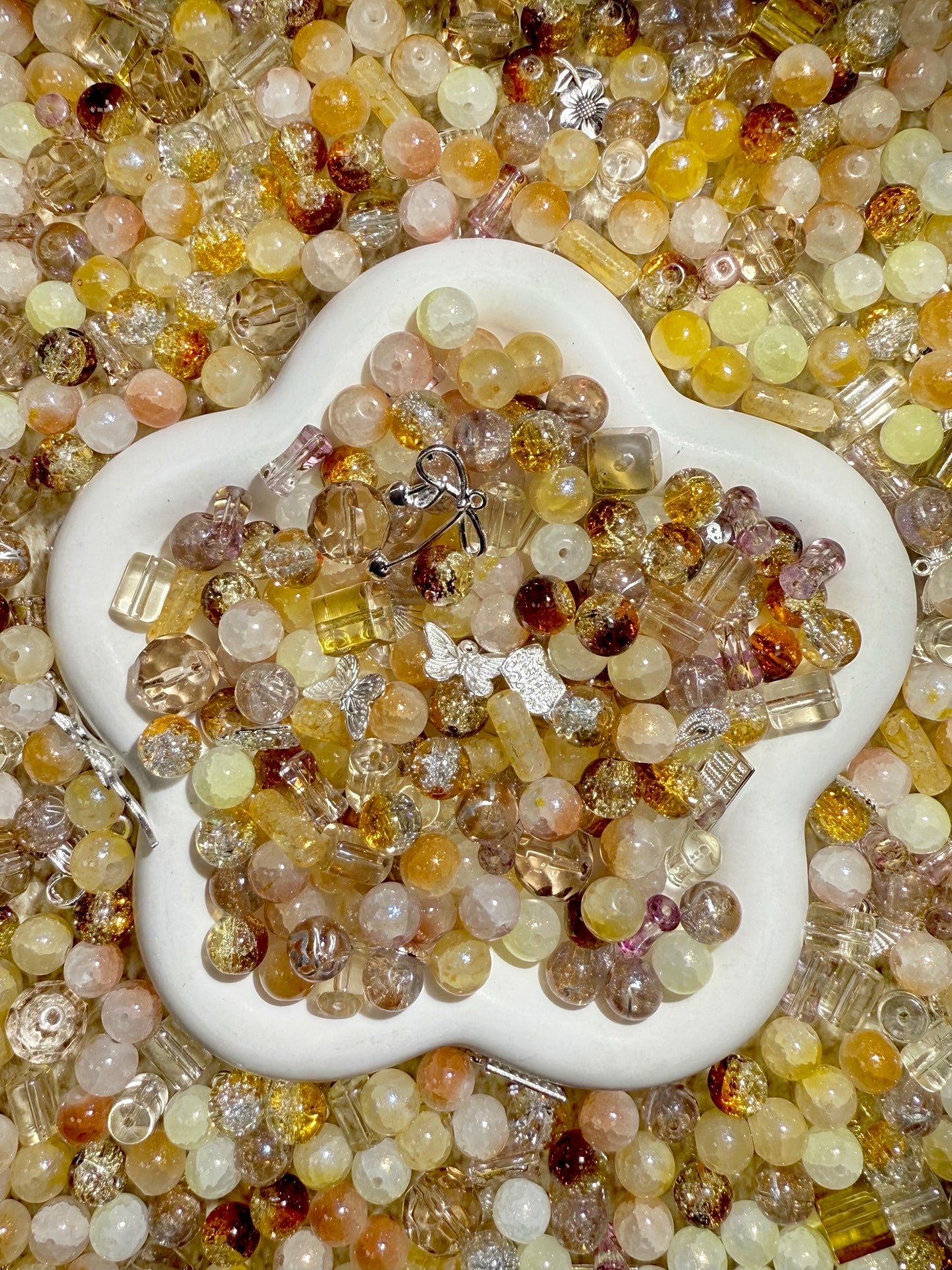 【BEADS PARTY 1】20% OFF Dainty Dreamy 8mm-10mm glass beads, all colors and themes