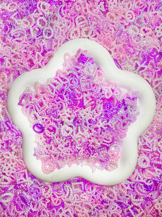 【Swimming Toys】B1G1 SALE, acrylics charms:butterfly, moon, triangle, square, heart