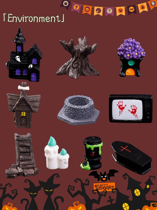 【Happy Halloween】mini figurine, see how lucky we got with the guessing and pengpeng!!!