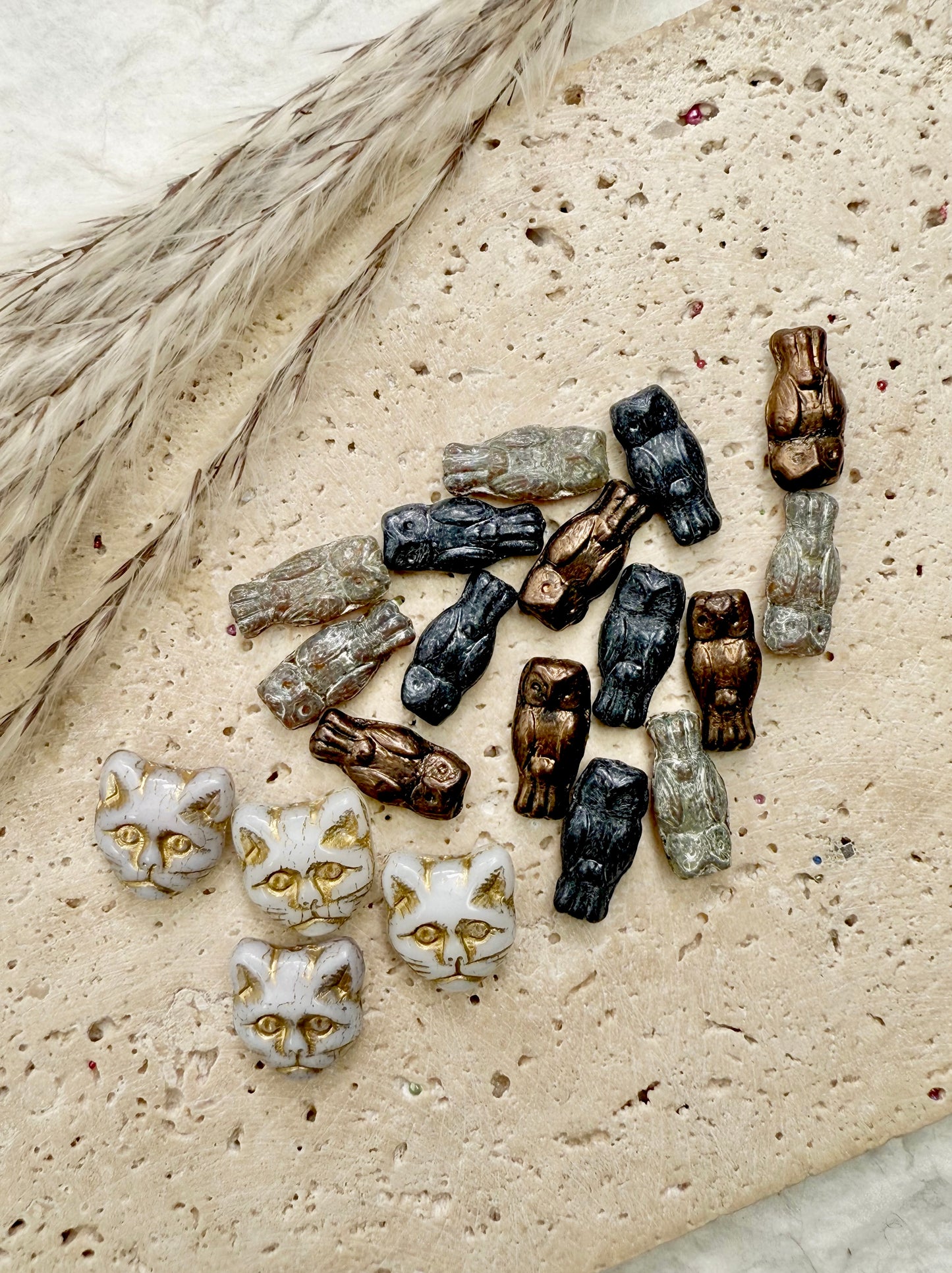 【Glass Treasure Bag】Exquisite charms with different themes, for bracelet/keychain/necklaces diy