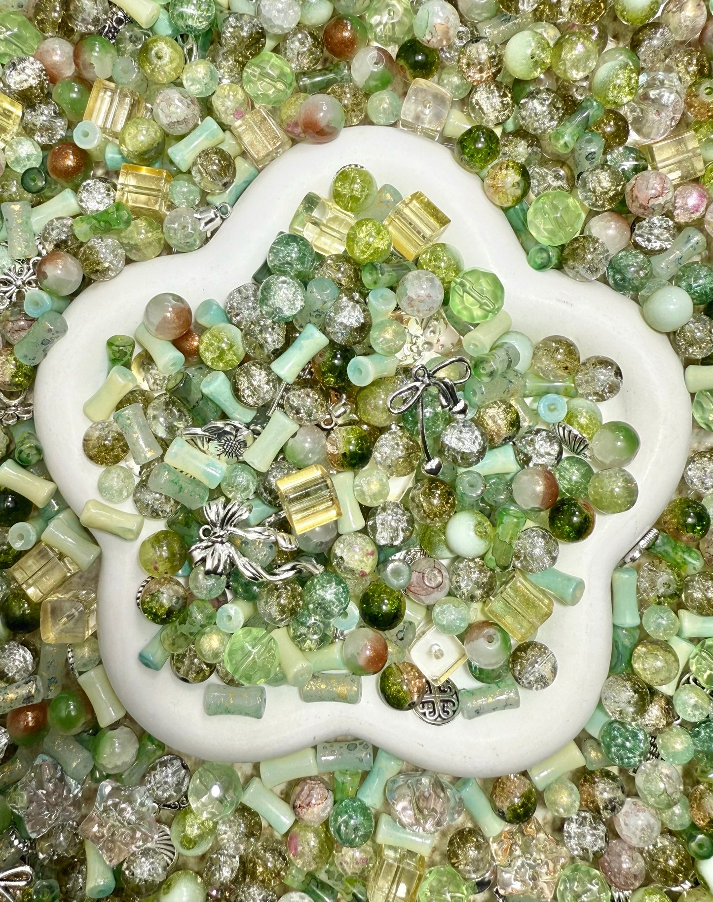 【BEADS PARTY 1】20% OFF Dainty Dreamy 8mm-10mm glass beads, all colors and themes