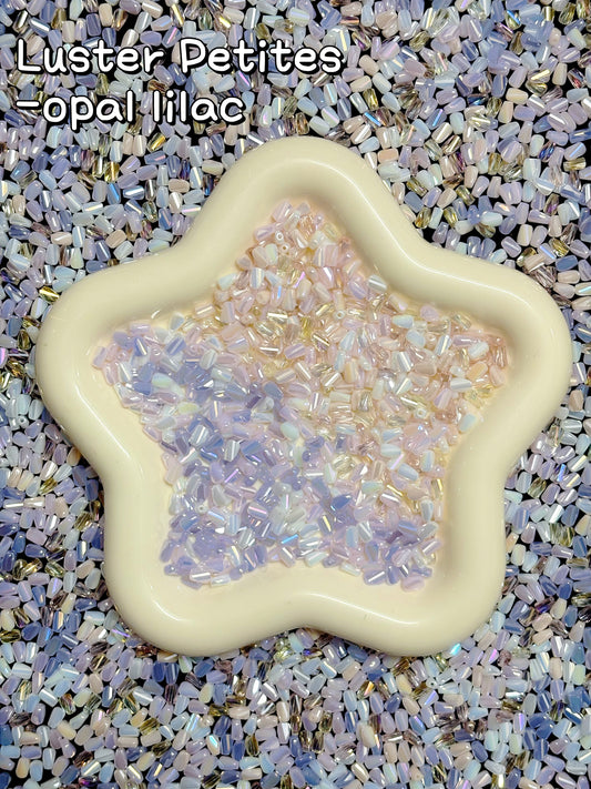 A001.NEW【Luster Petites】 pearlescent small crystal glass beads, bracelet/keychain supplies