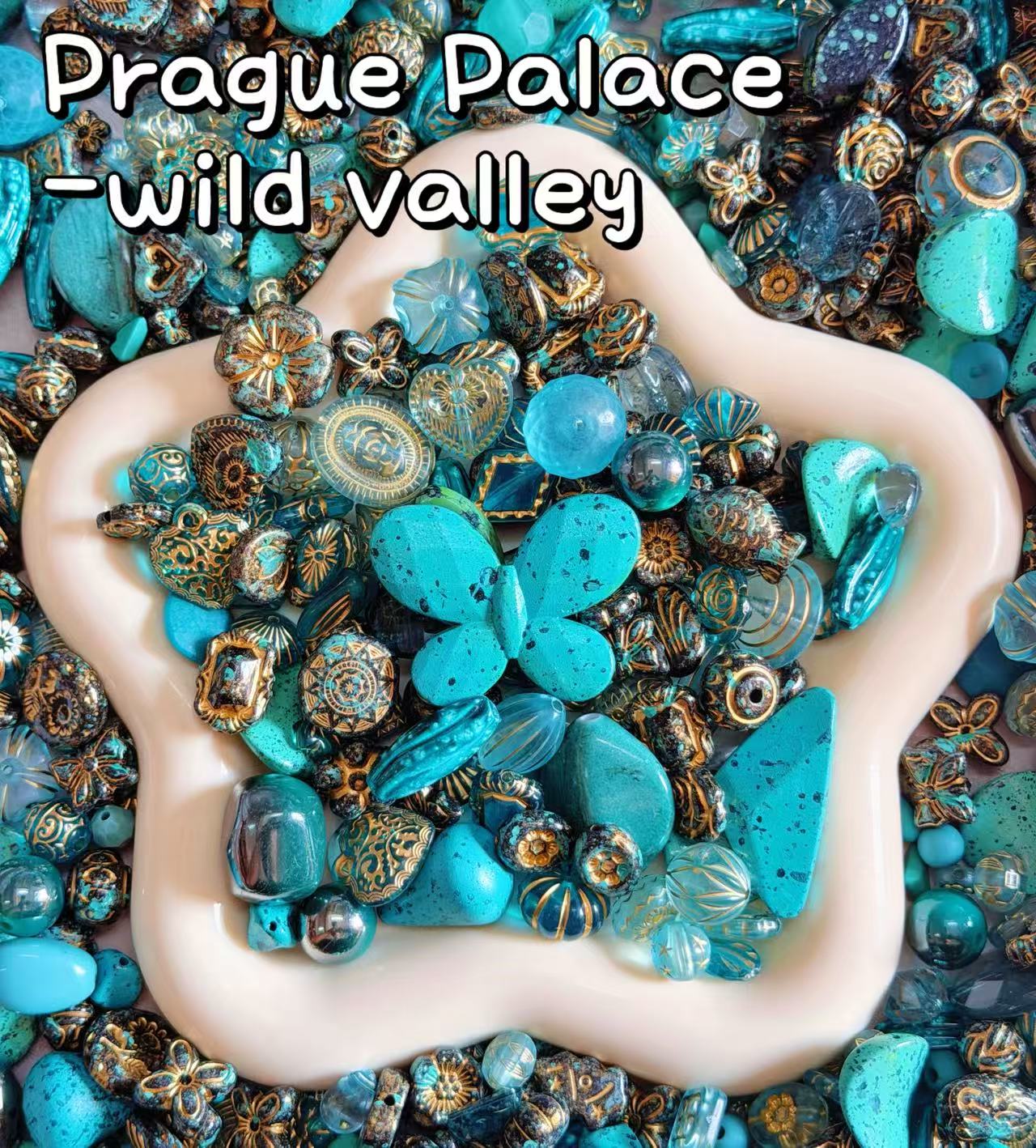 【Prague Palace】Exquisite drilled acrylics charms, jewelry/keychain diy