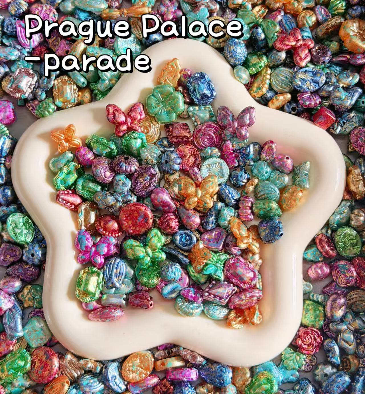 【Prague Palace】Exquisite drilled acrylics charms, jewelry/keychain diy