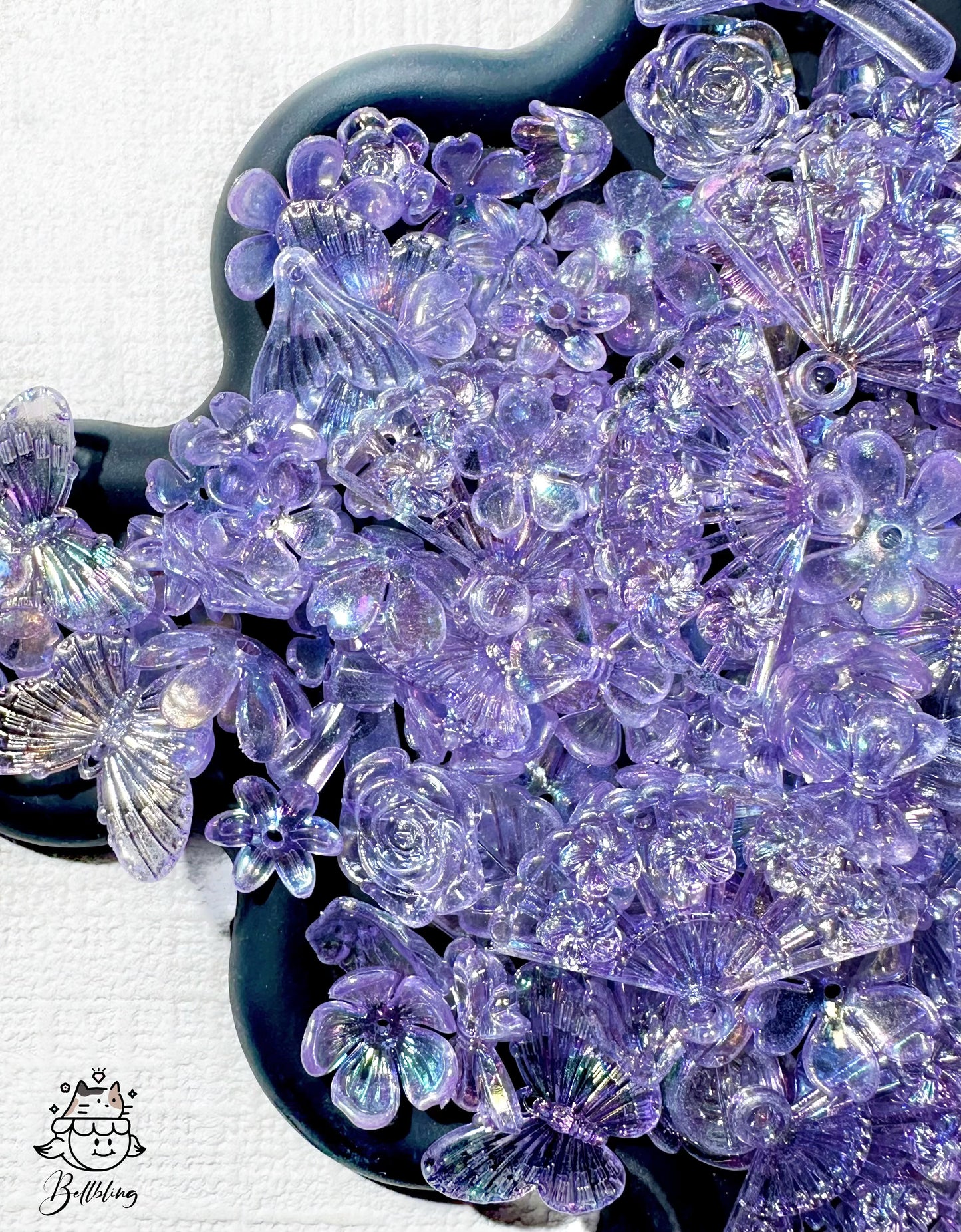 【Butterfly Valley】B1G1 SALE, Drilled flora charms, phonecase/keychain/jewelery acrylics