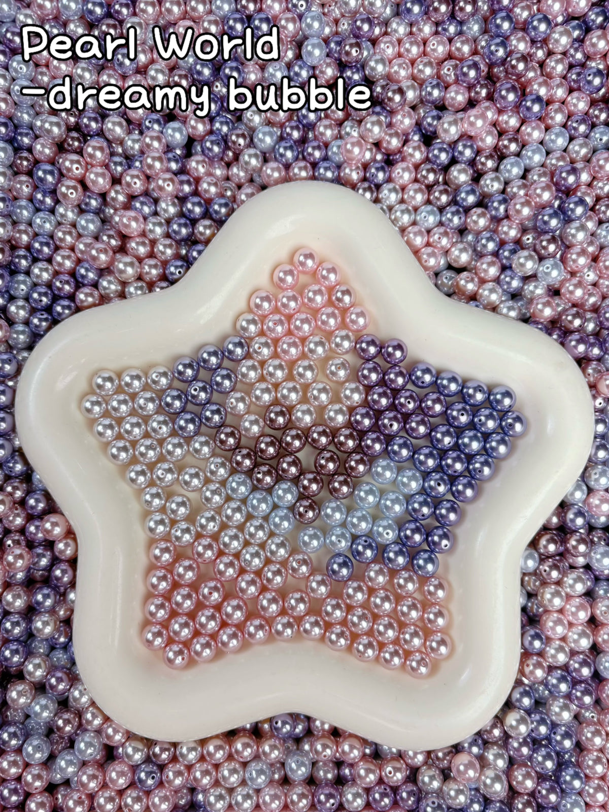 【Pearl World】6mm glass beads, all colors and themes