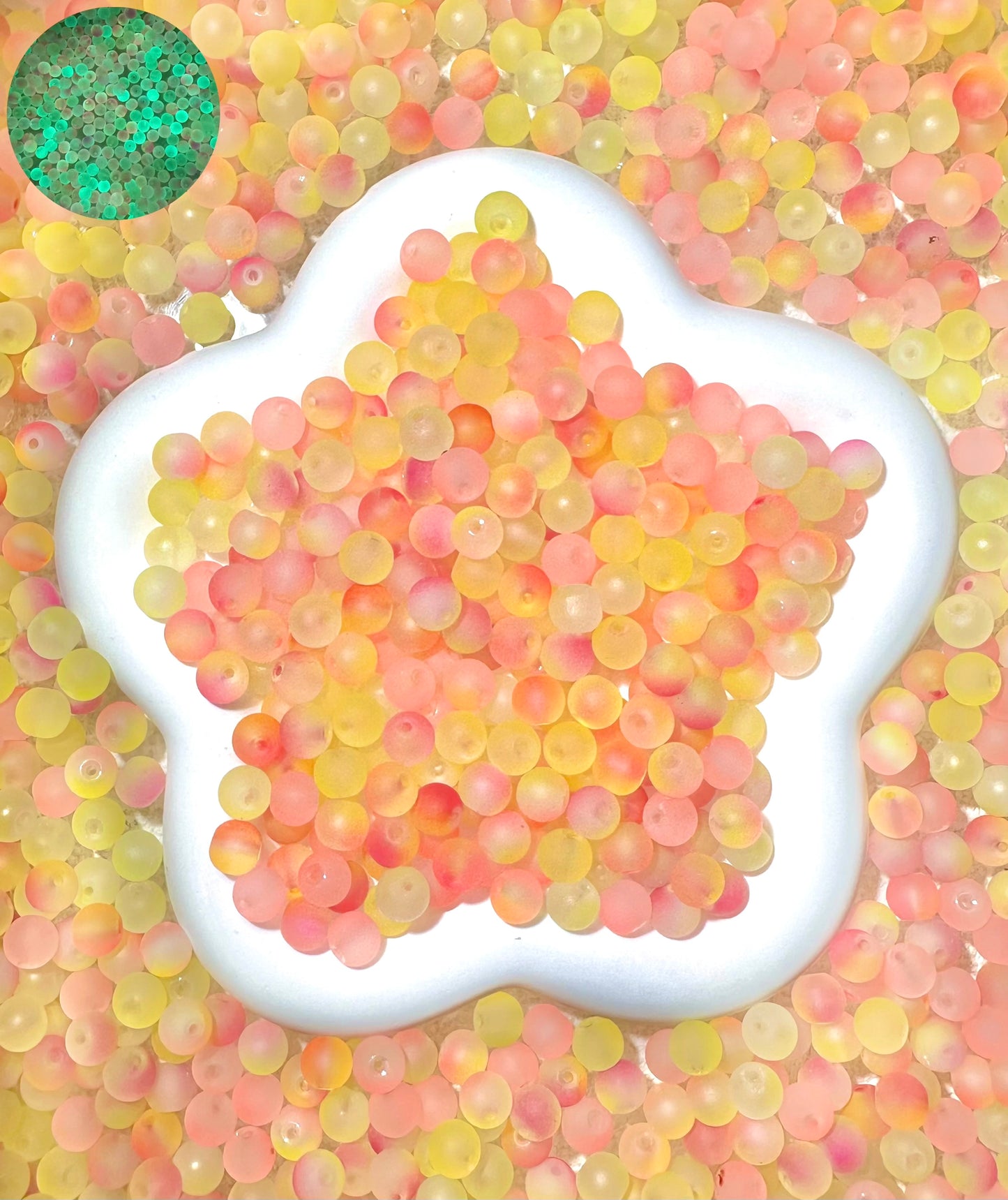 【BEADS PARTY 1】20% OFF Dainty Dreamy 8mm-10mm glass beads, all colors and themes