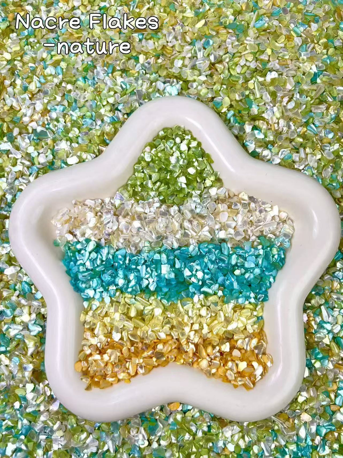 A001.NEW【Nacre Flakes】thin shells chips for tesserae/inlay/manicure/paintings