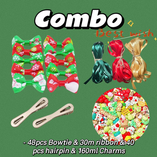 【Xmas Present】Christmas bowtie&ribbon