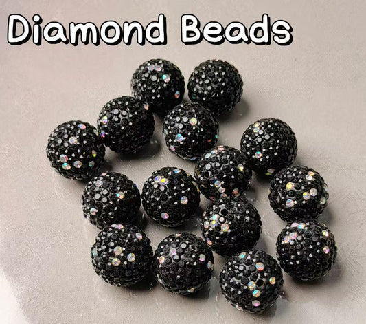【Diamond Beads】glass rhinestone diamond beads 16mm