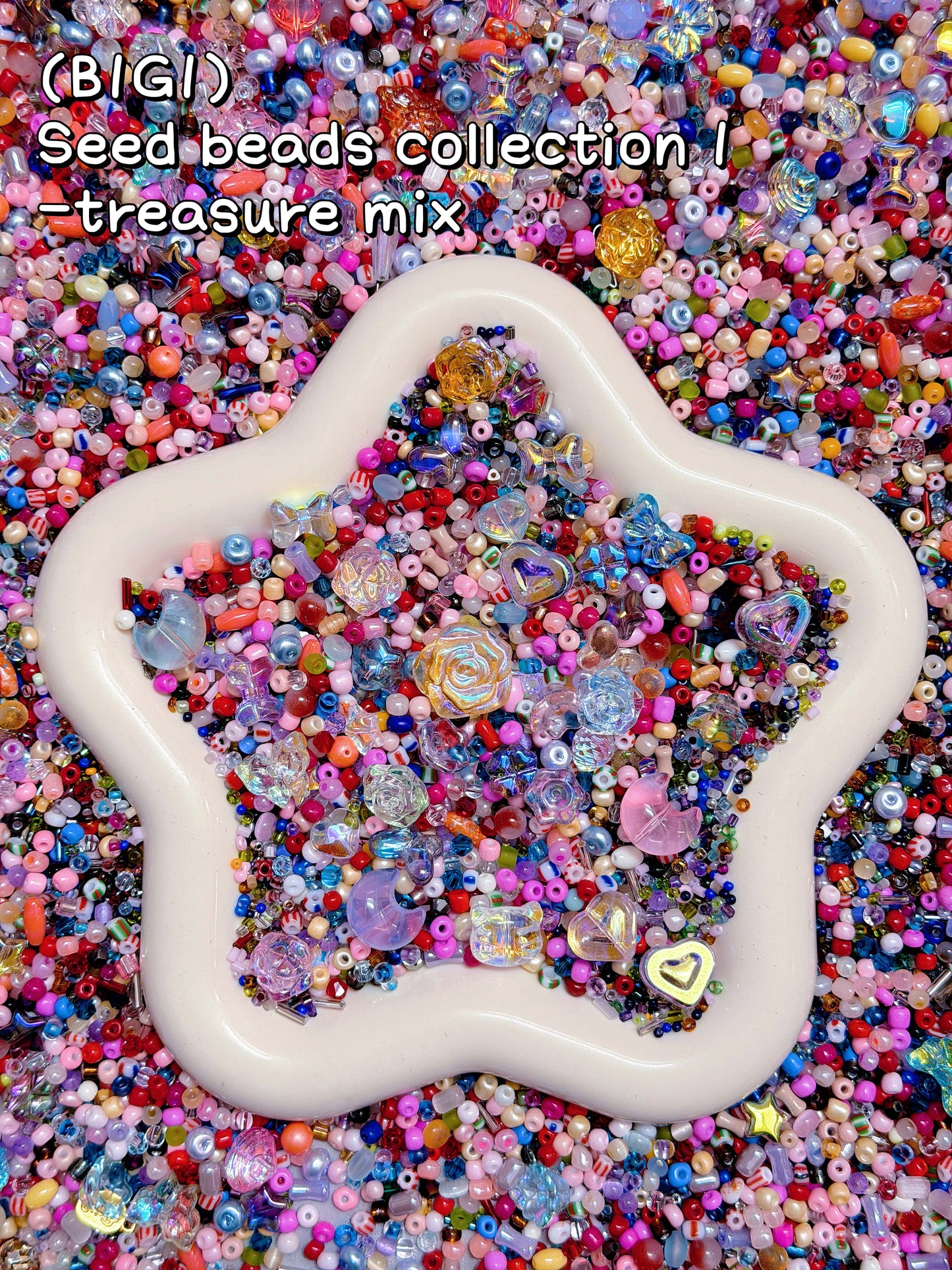【Seed beads Collection 1】simple 4mm glass seed beads
