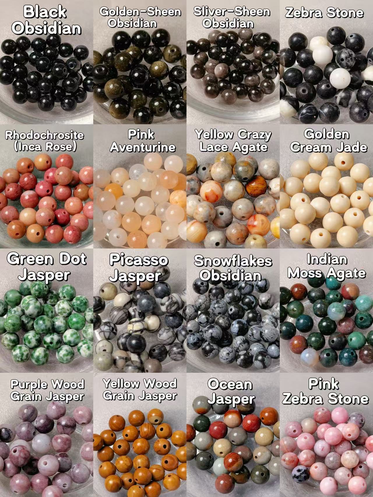 A10【Happy Crystal】4mm-6mm natural crystal and stone blind bag