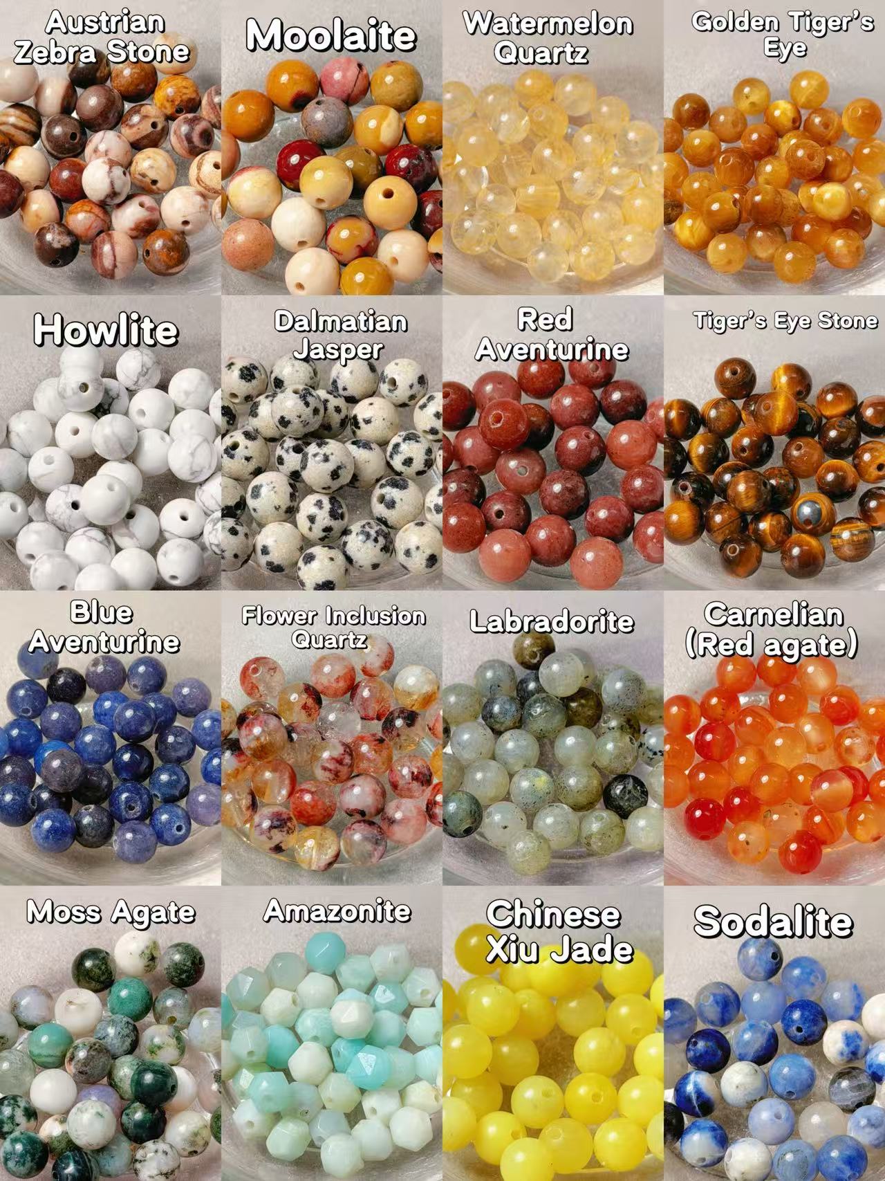A10【Happy Crystal】4mm-6mm natural crystal and stone blind bag