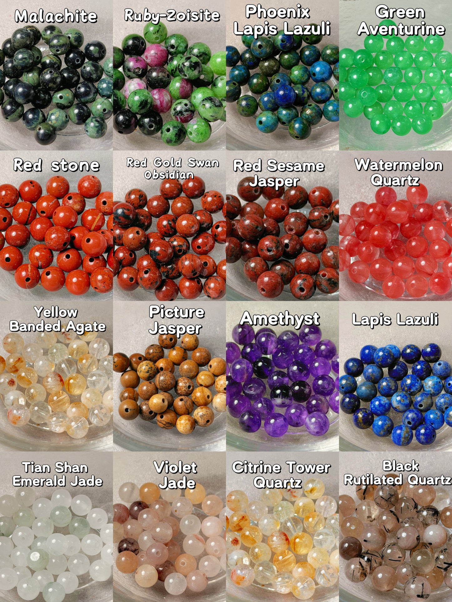 A10【Happy Crystal】4mm-6mm natural crystal and stone blind bag