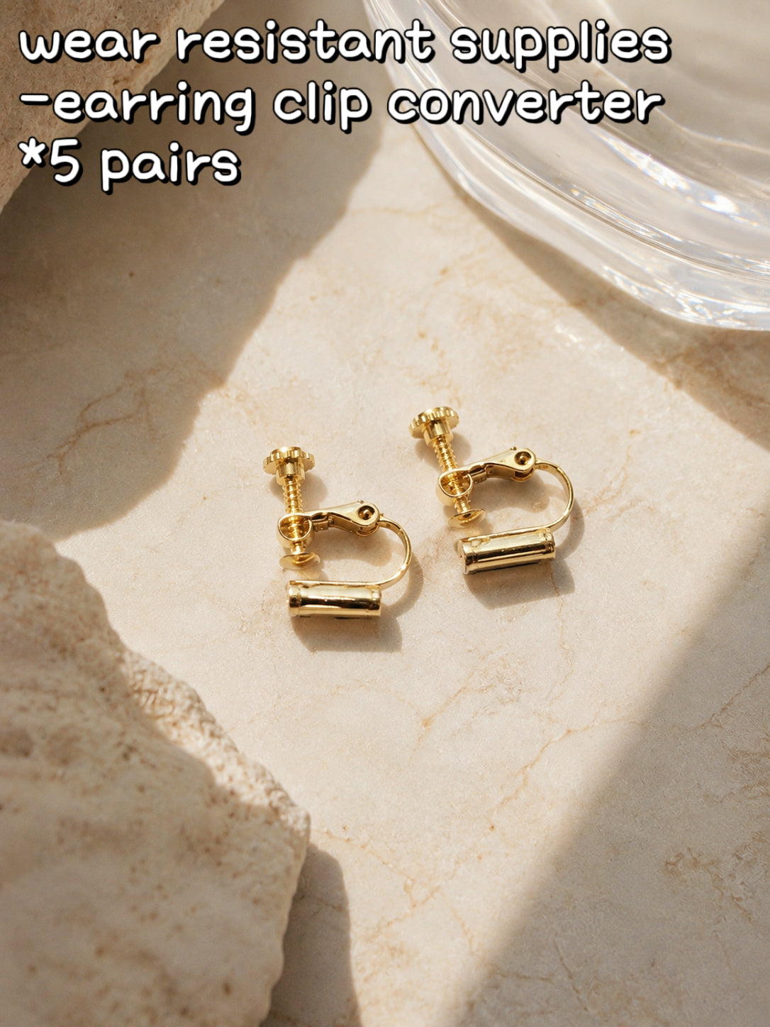 【Wear-Resistant Supplies】white gold/yellow gold plated brass charms