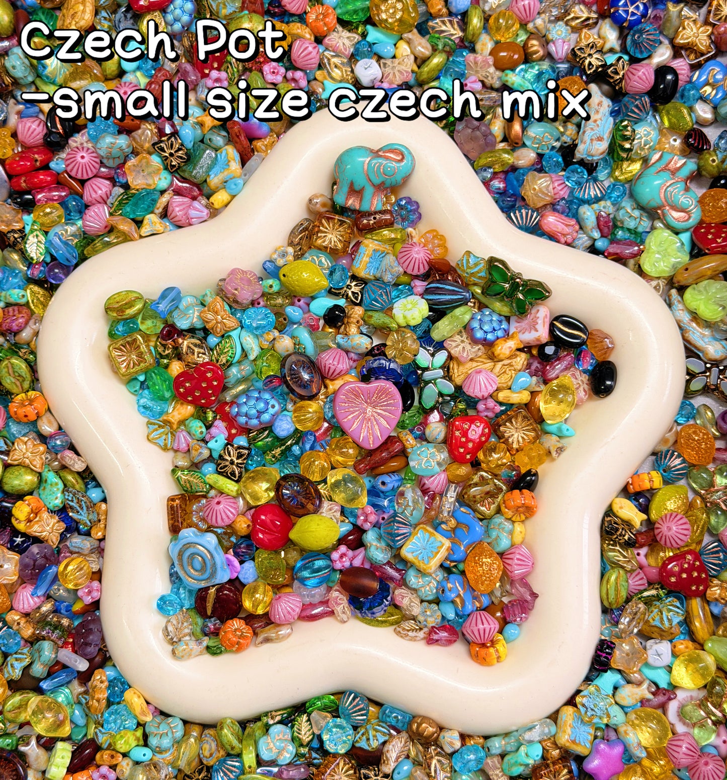 【Czech Pot】Authentic Czech-made beads in various shapes