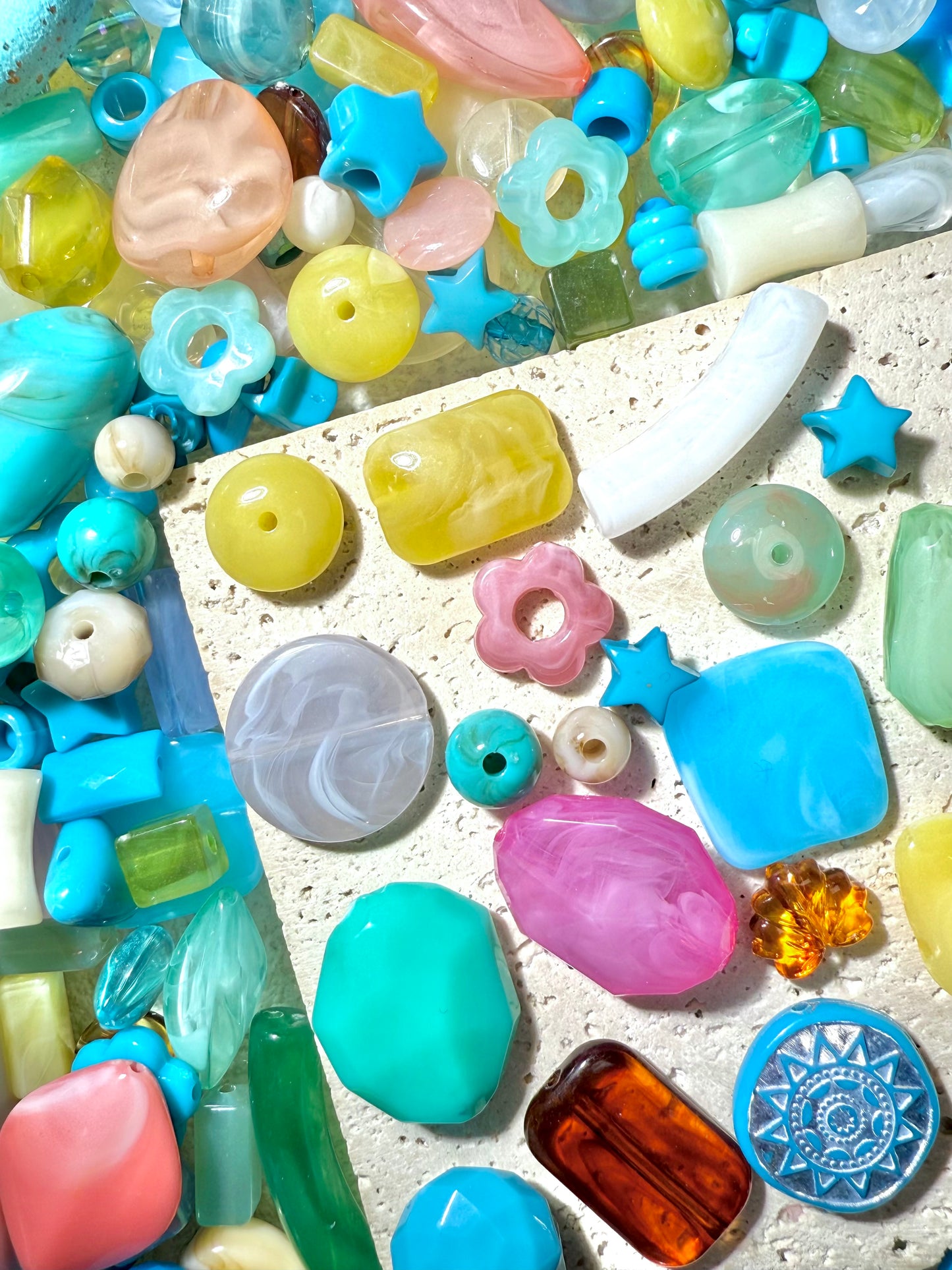 【Prague Palace】Exquisite drilled acrylics charms, jewelry/keychain diy