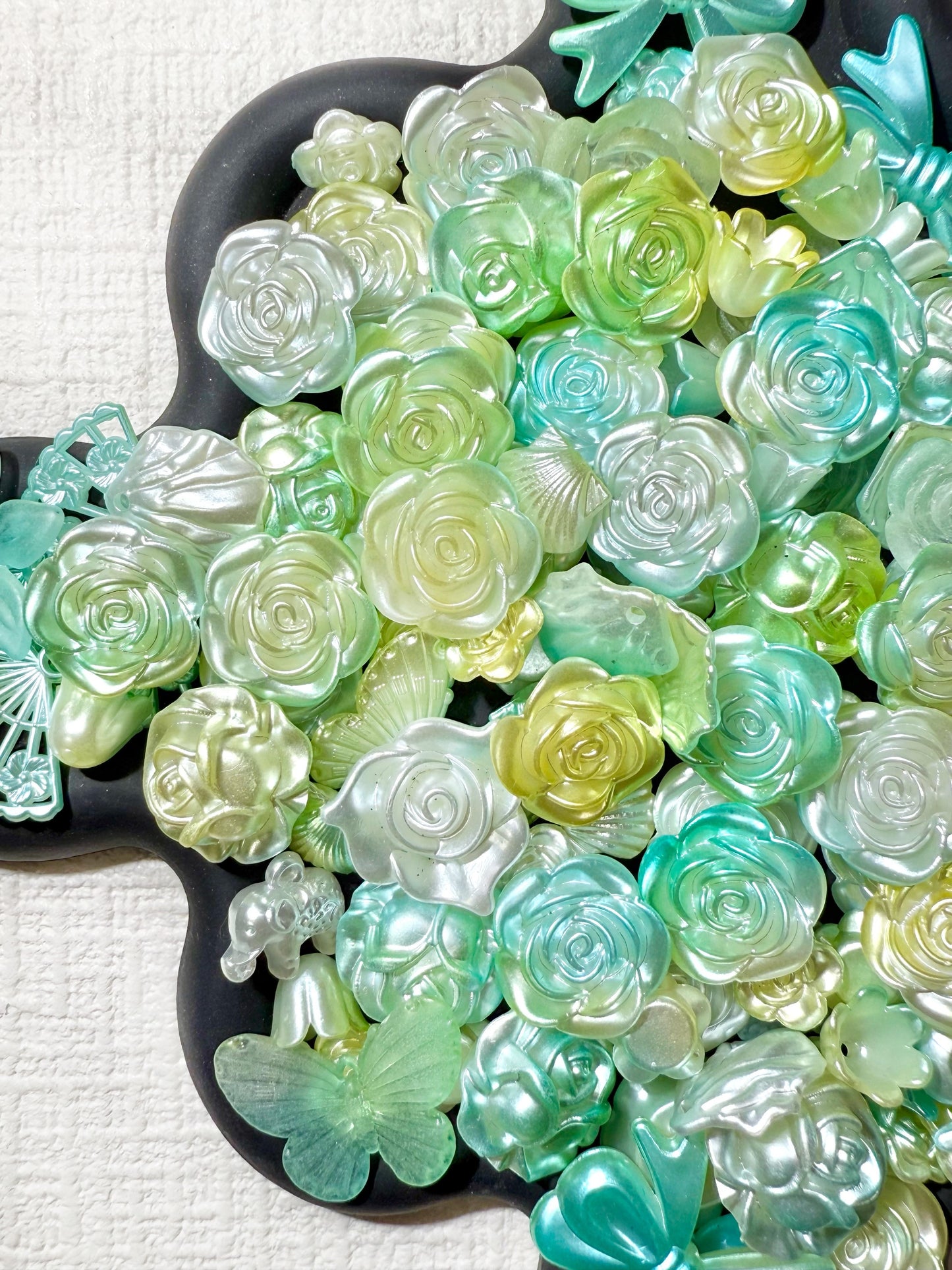 【Butterfly Valley】B1G1 SALE, Drilled flora charms, phonecase/keychain/jewelery acrylics