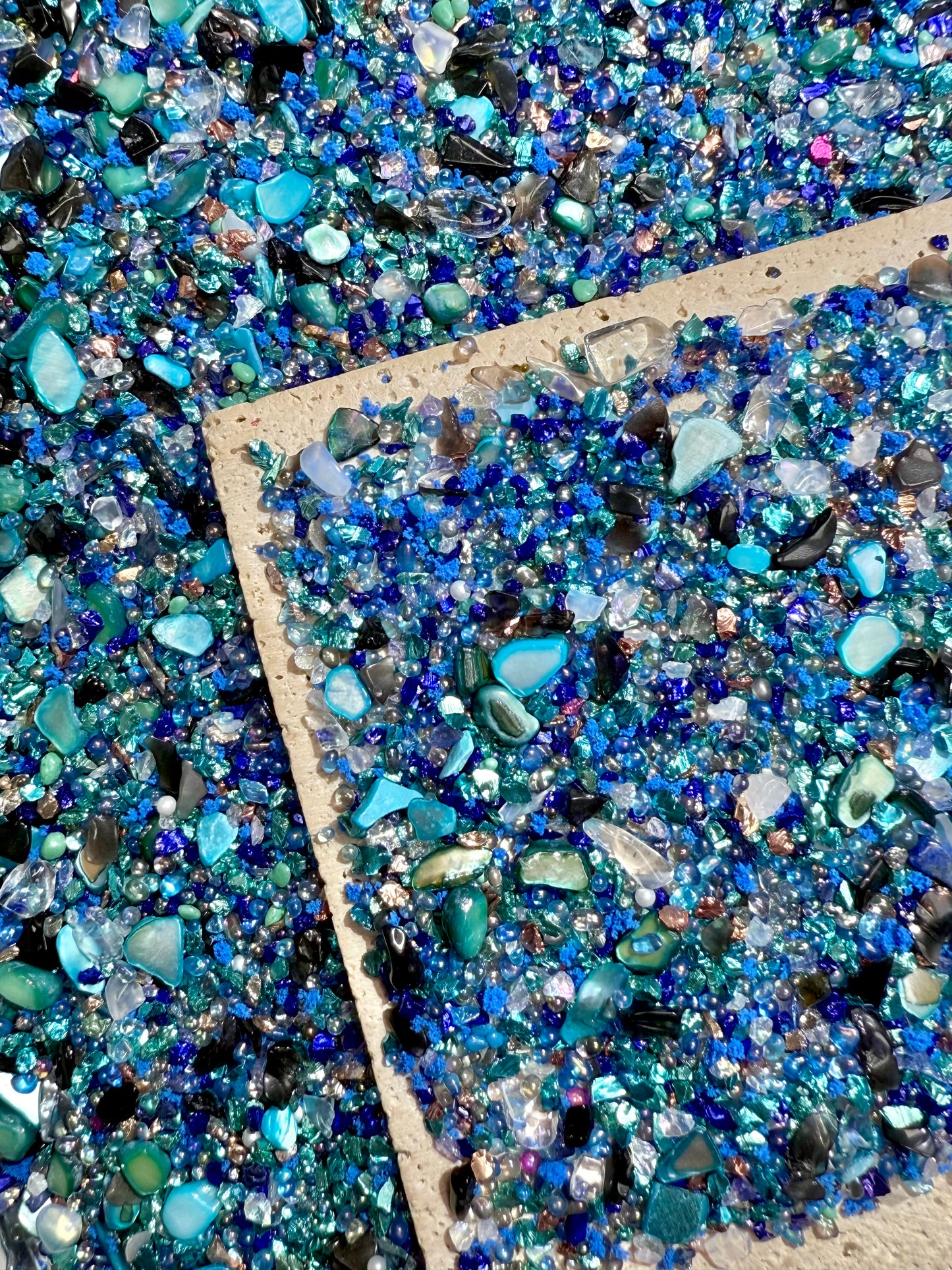 【Crystal Sandi】DIY crushed crystal/shell gravels DIY Nail materials, resin making or display