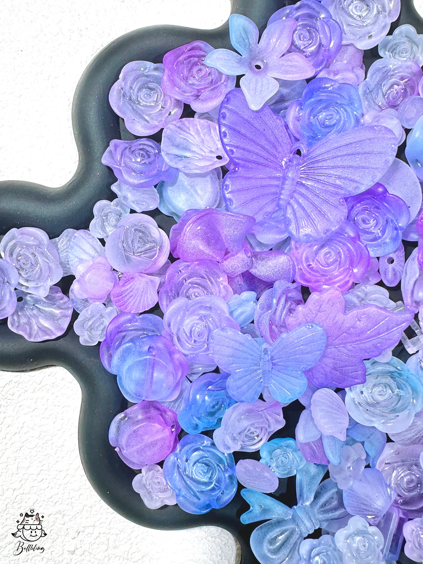 【Butterfly Valley】B1G1 SALE, Drilled flora charms, phonecase/keychain/jewelery acrylics