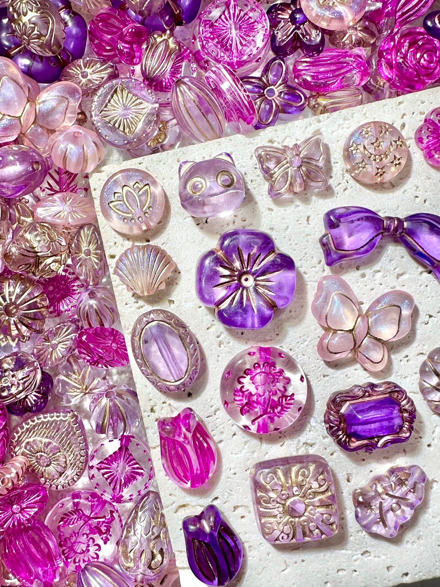 【Prague Palace】Exquisite drilled acrylics charms, jewelry/keychain diy