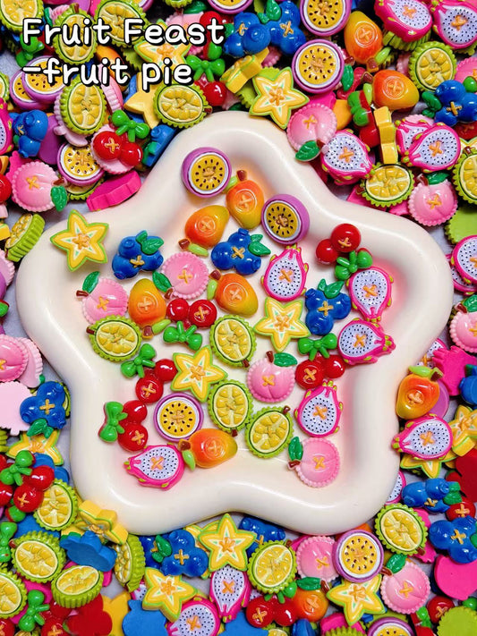 A001.NEW【Fruit Feast】Various types of Fruit slices