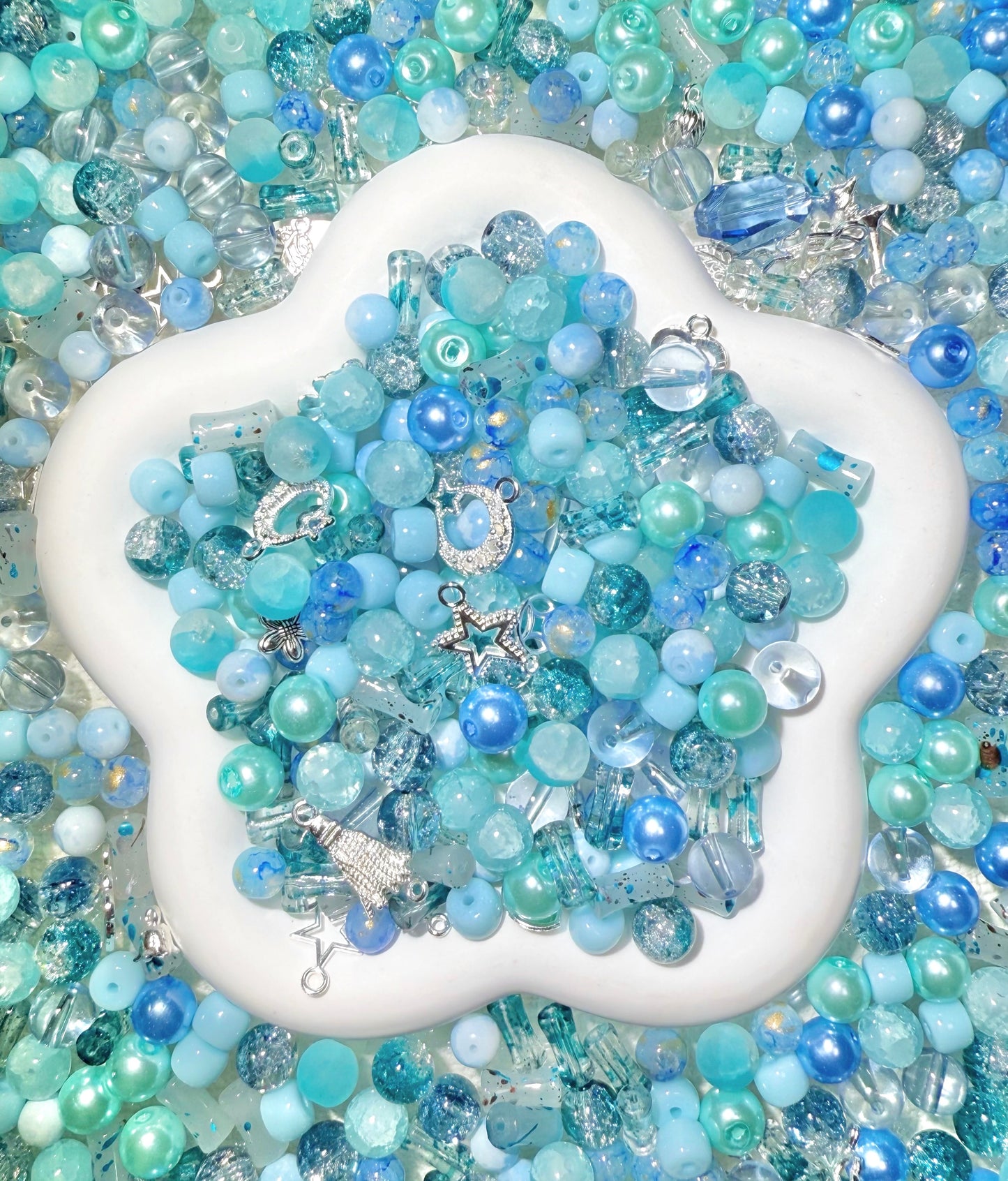 【BEADS PARTY 1】20% OFF Dainty Dreamy 8mm-10mm glass beads, all colors and themes