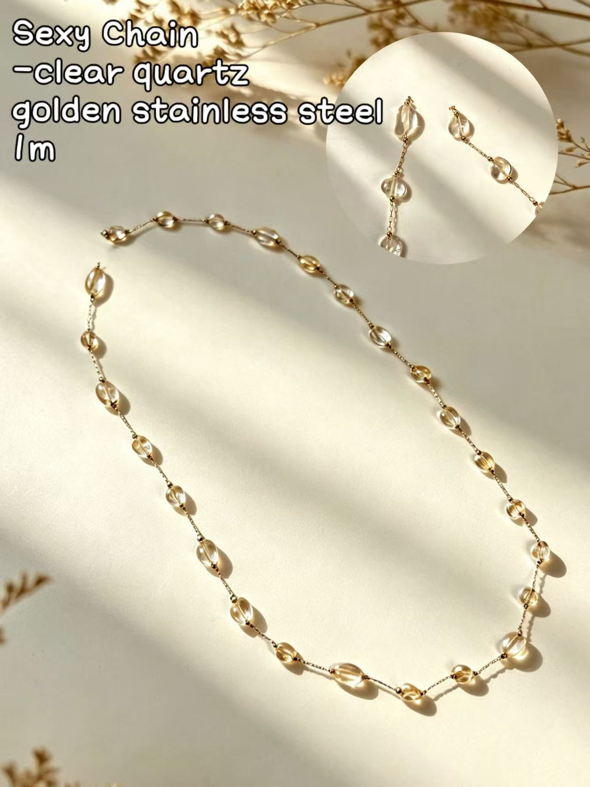 【Sexy Chain】OFFLINE-PACK Copper/steel Chain Supplies 1m (end not connected) for jewelry making