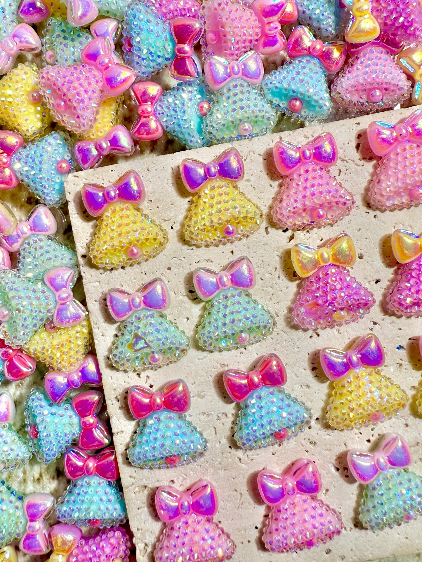 【Tinker Bell】rhinestone coated charms Craft supplies