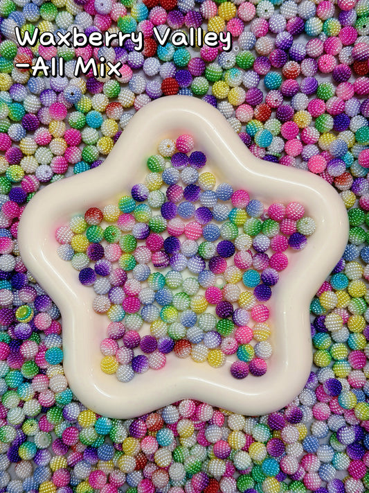 【Waxberry Valley】B1G1 SALE, Drilled Waxberry Beads (can be separated to halves)