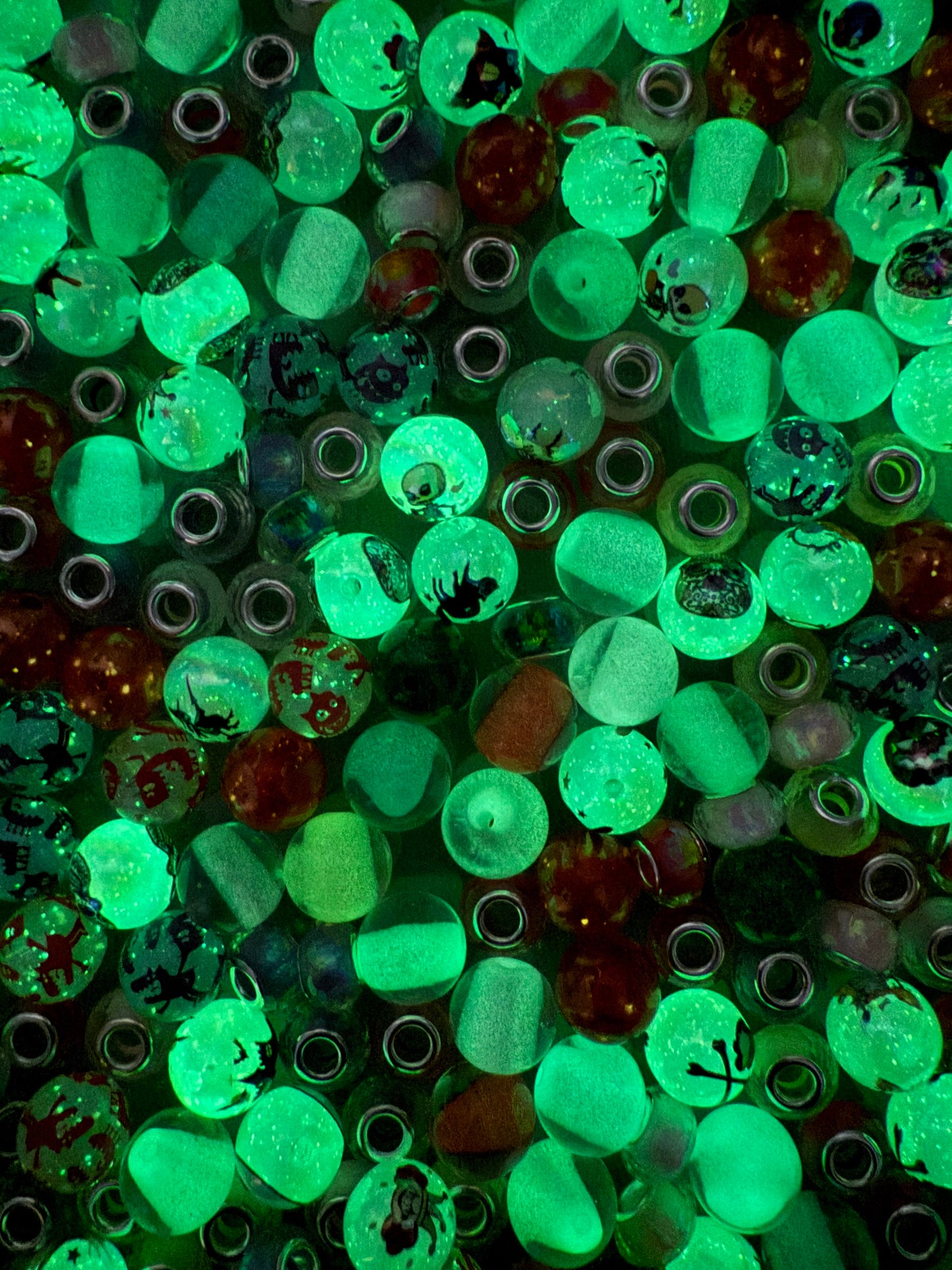 【Dazzling Galaxy】shimmering diamond sparkle acrylic beads mix, 16mm (making wreath, keychain, pens etc)