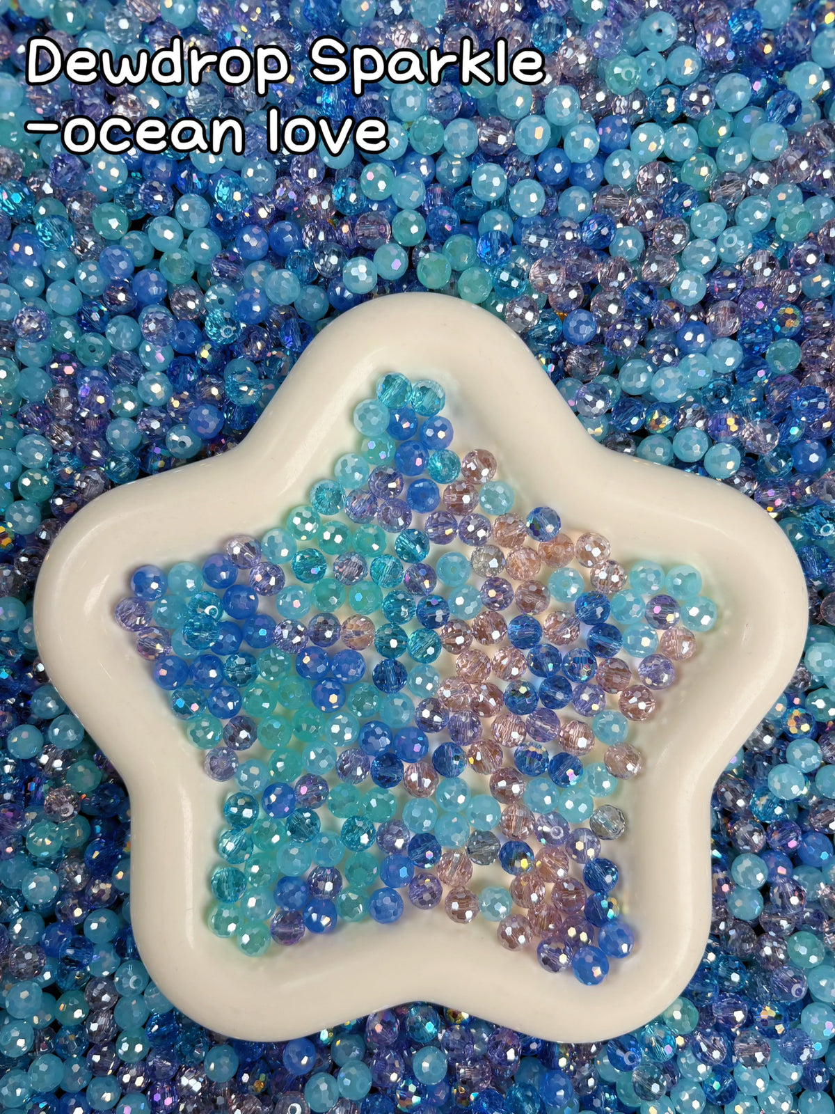 【Dewdrop Sparkle】Perles de verre en forme de goutte de rosée de 8 x 10 mm, percées sur le dessus