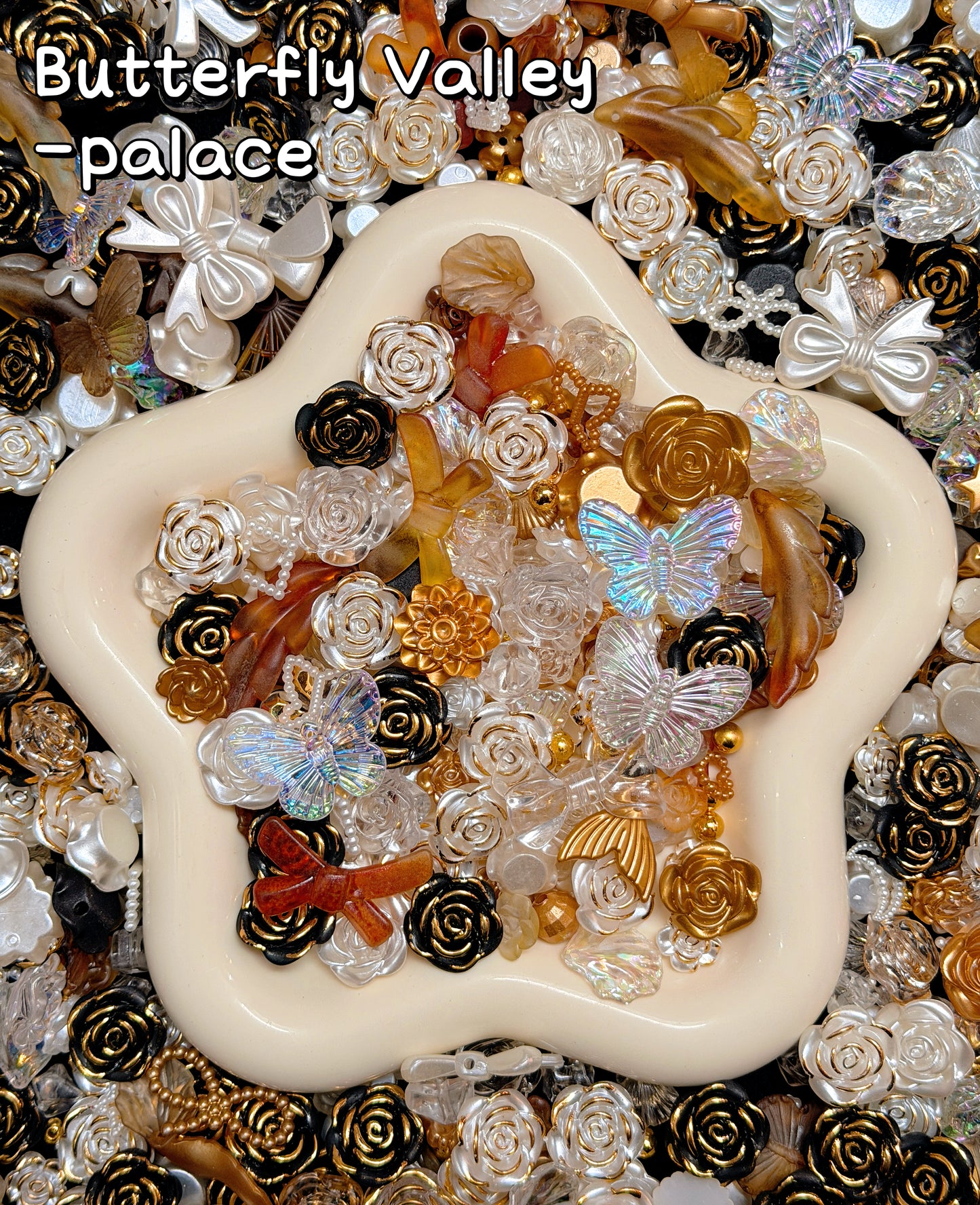 【Butterfly Valley】B1G1 VENTE, Breloques florales percées, étui de téléphone/porte-clés/bijoux en acrylique